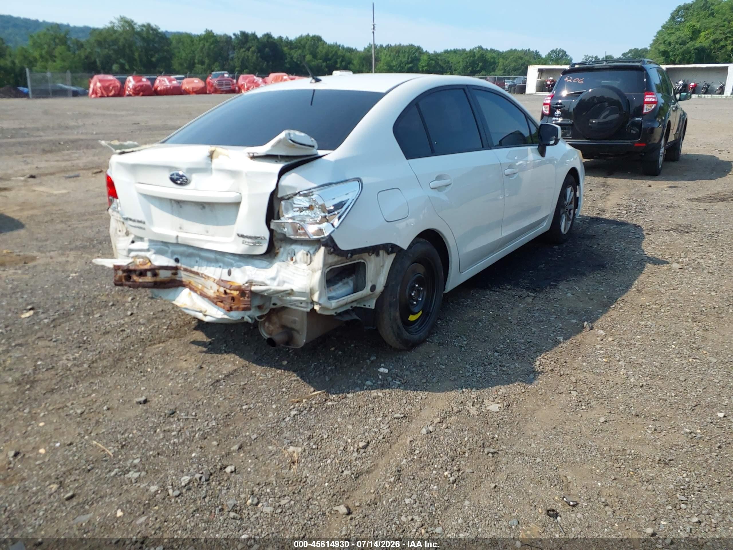 2013 Subaru Impreza 2.0i Premium White vin: JF1GJAB64DH010613
