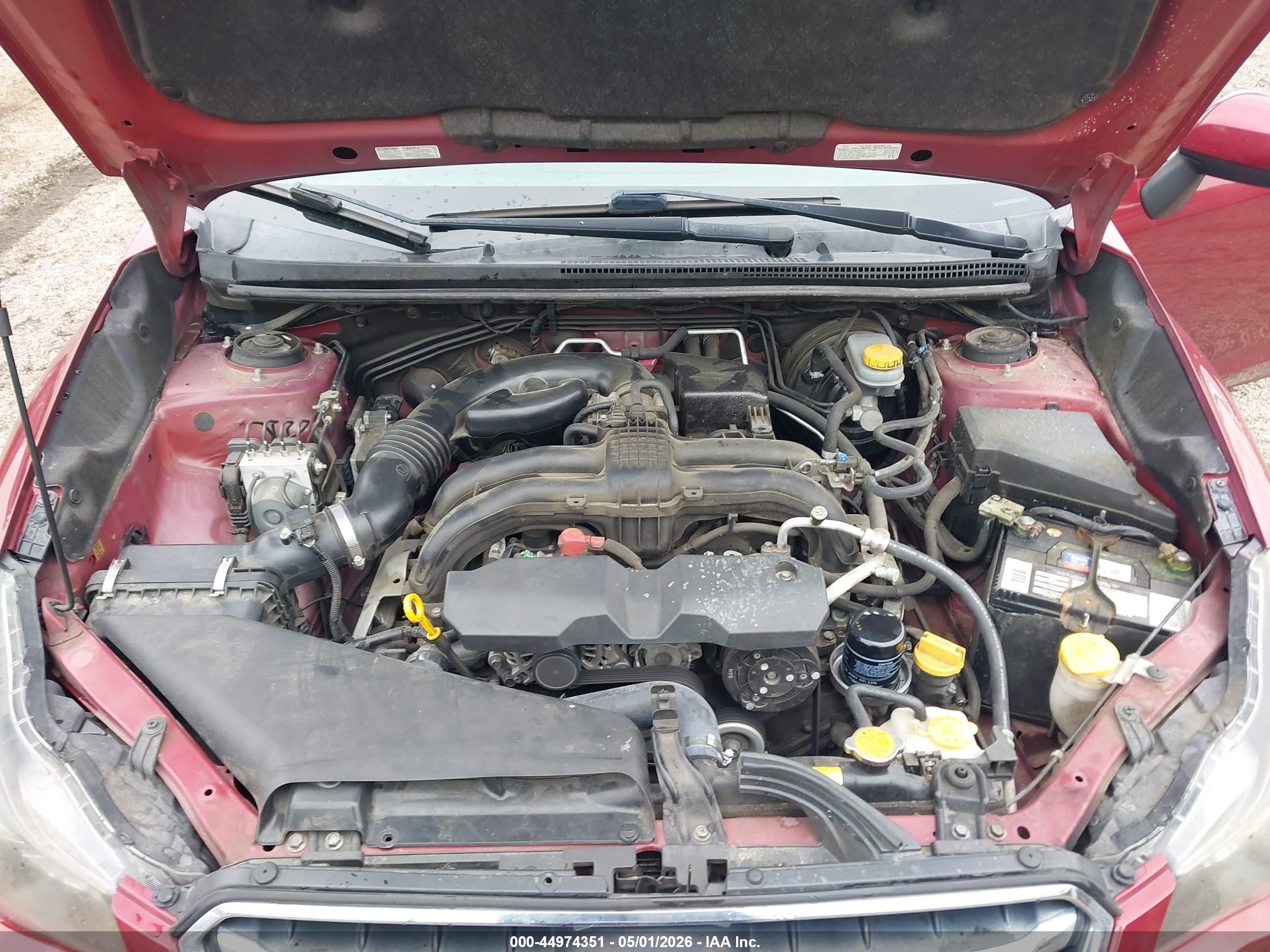 2016 Subaru Impreza 2.0i Premium Red vin: JF1GJAB64GH022541