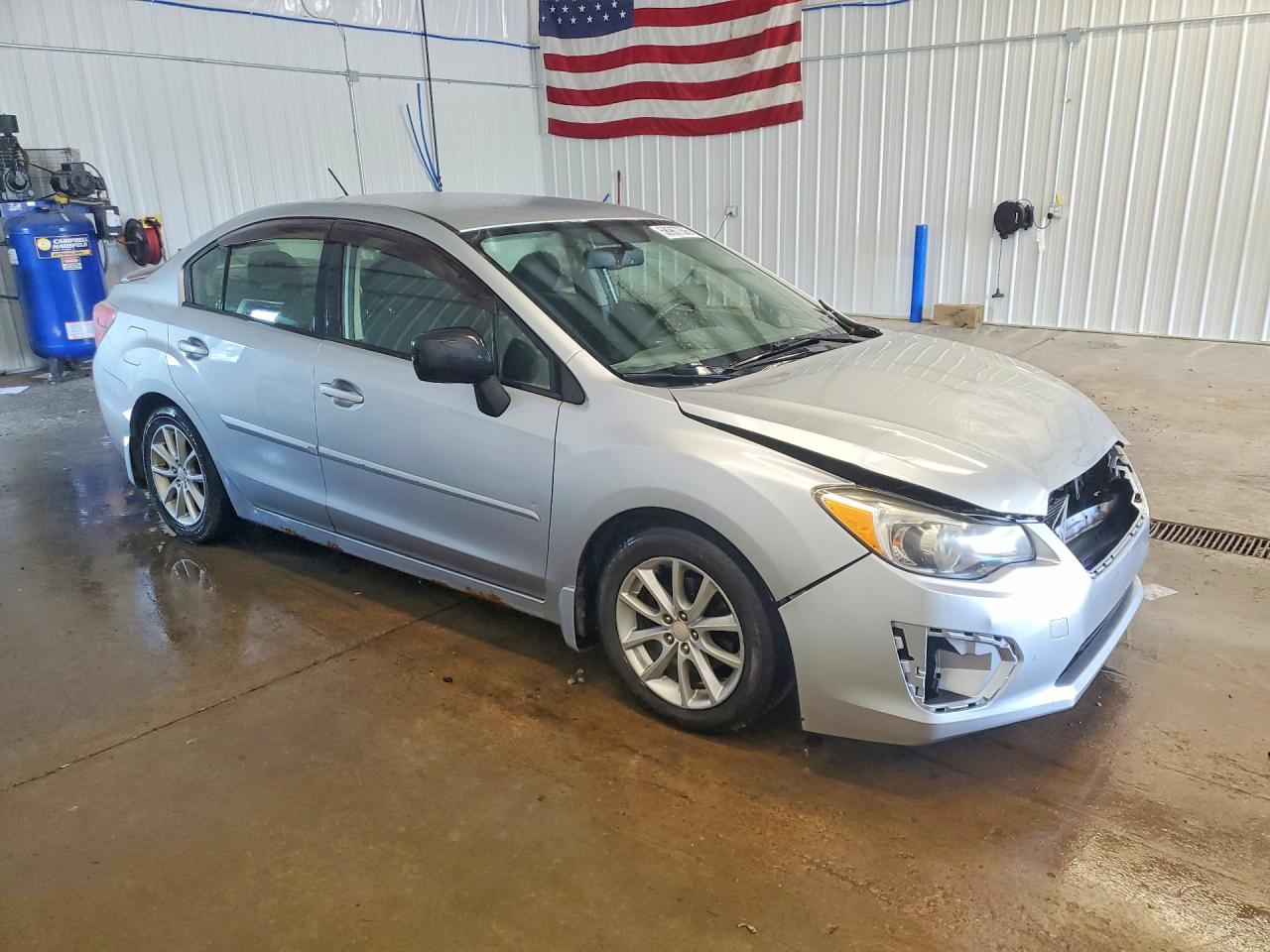 2013 Subaru Impreza Premium Silver vin: JF1GJAB65DH008692
