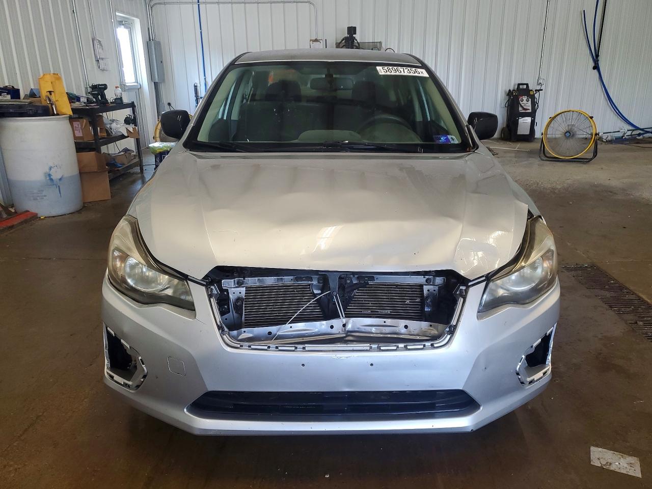 2013 Subaru Impreza Premium Silver vin: JF1GJAB65DH008692