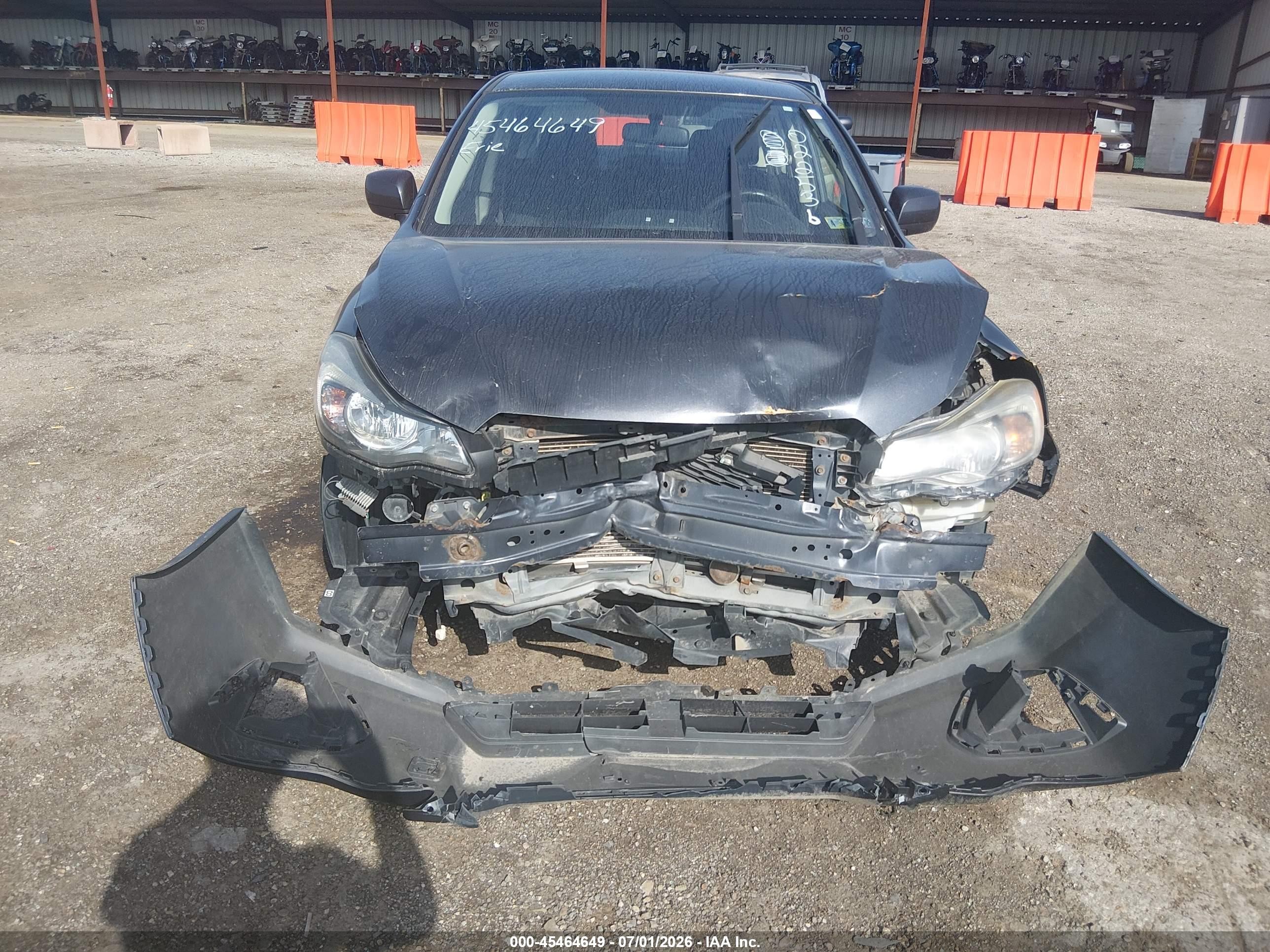 2013 Subaru Impreza 2.0i Premium Gray vin: JF1GJAB66DH022536