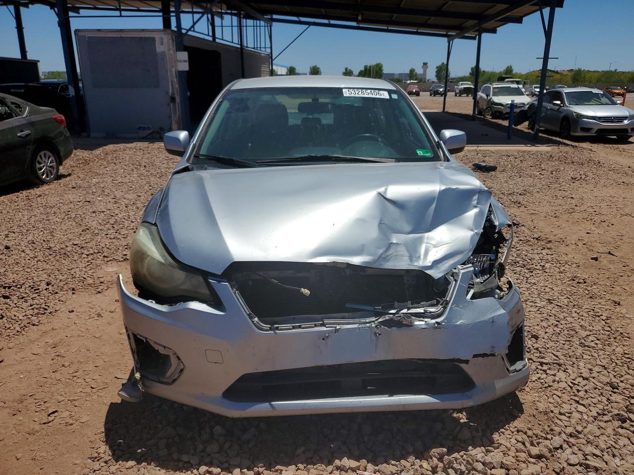 2013 Subaru Impreza Premium Серебряный vin: JF1GJAB68DH004944