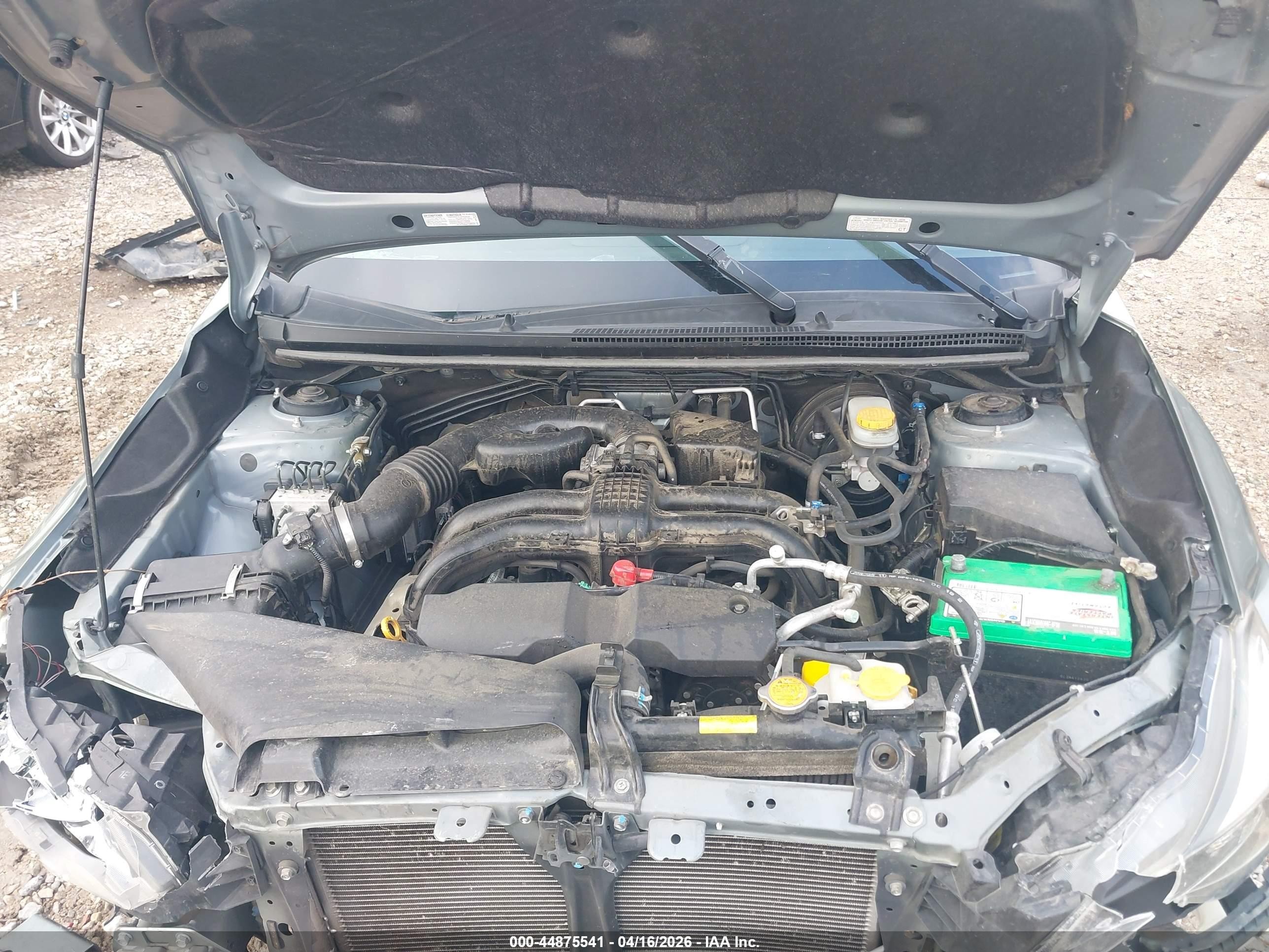 2014 Subaru Impreza 2.0i Premium Зеленый vin: JF1GJAB69EH020068