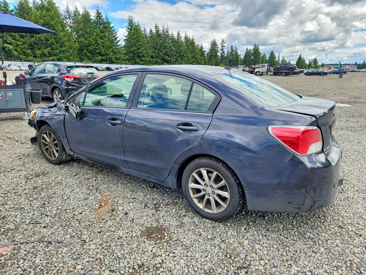 2012 Subaru Impreza Premium Charcoal vin: JF1GJAC60CG004598