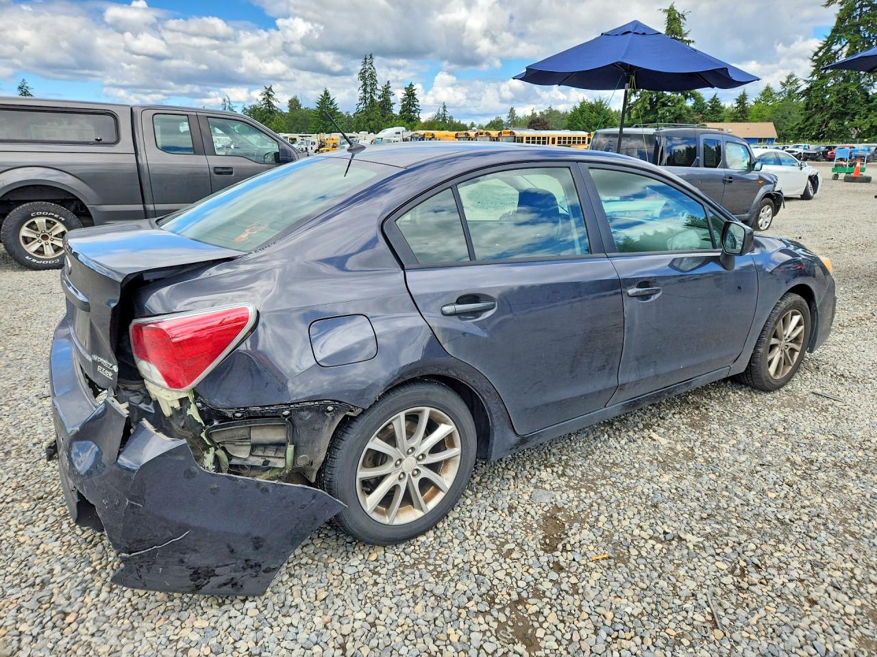 2012 Subaru Impreza Premium Charcoal vin: JF1GJAC60CG004598