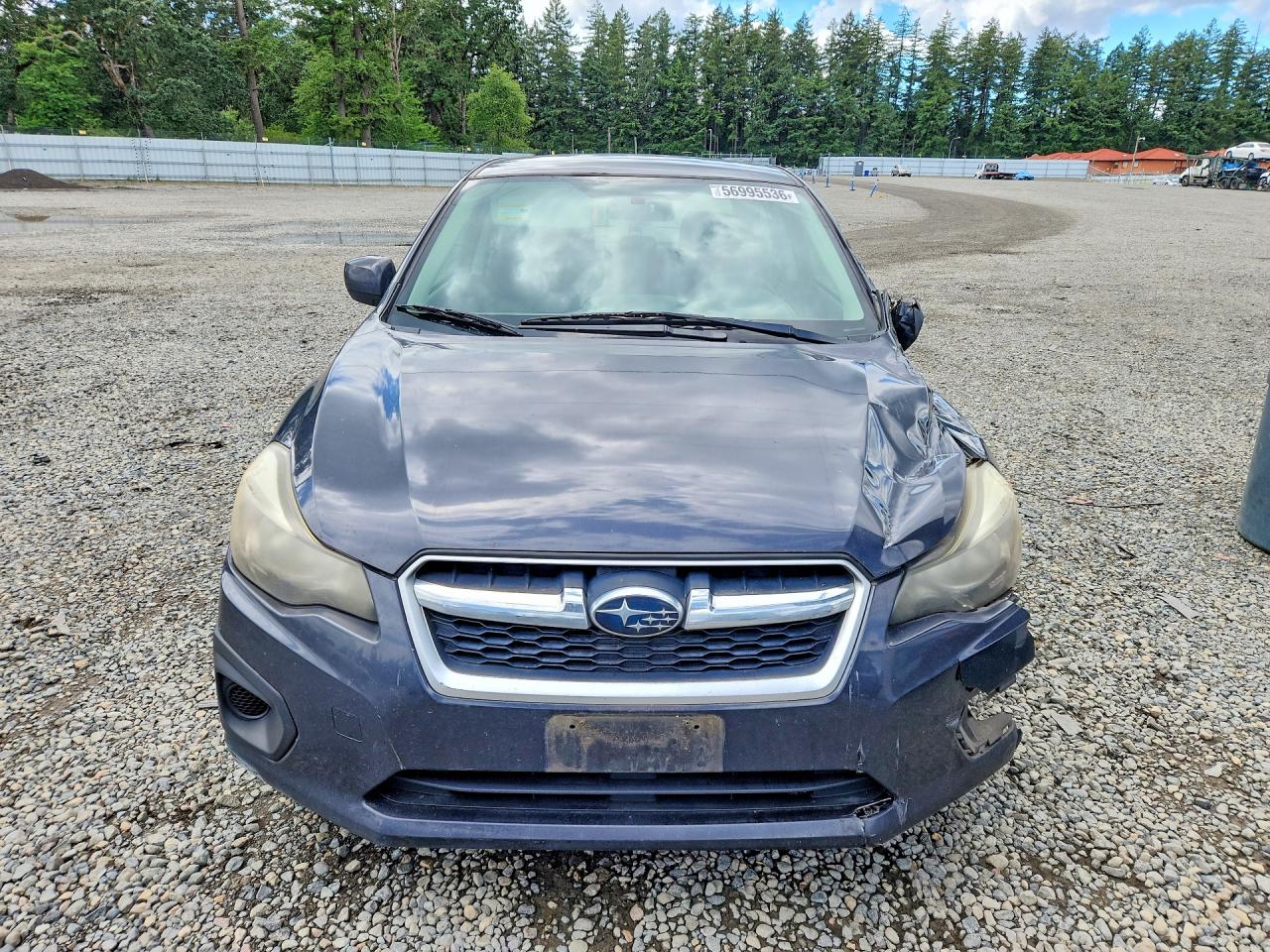 2012 Subaru Impreza Premium Charcoal vin: JF1GJAC60CG004598