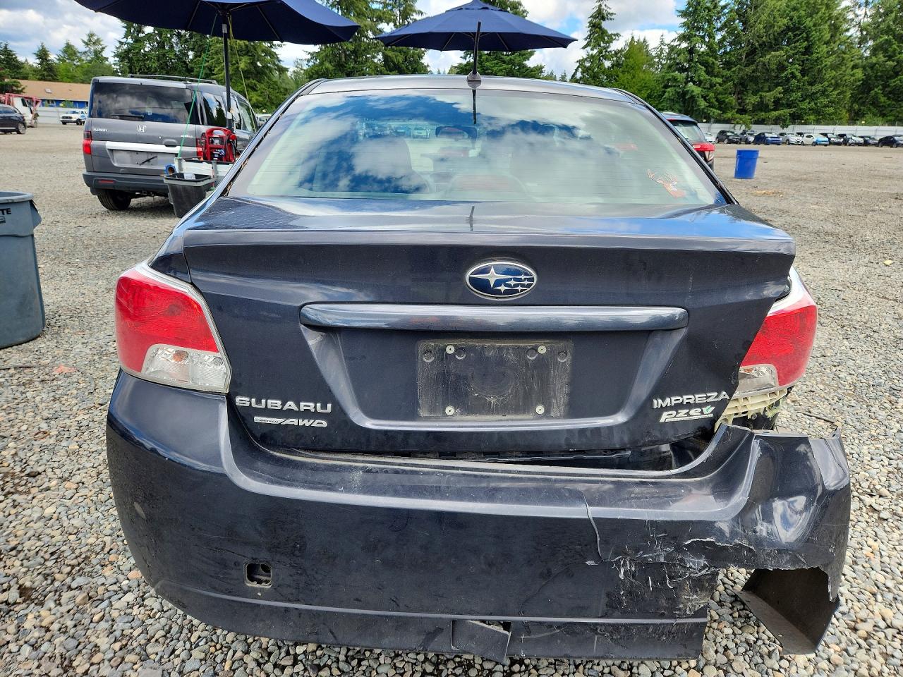 2012 Subaru Impreza Premium Charcoal vin: JF1GJAC60CG004598