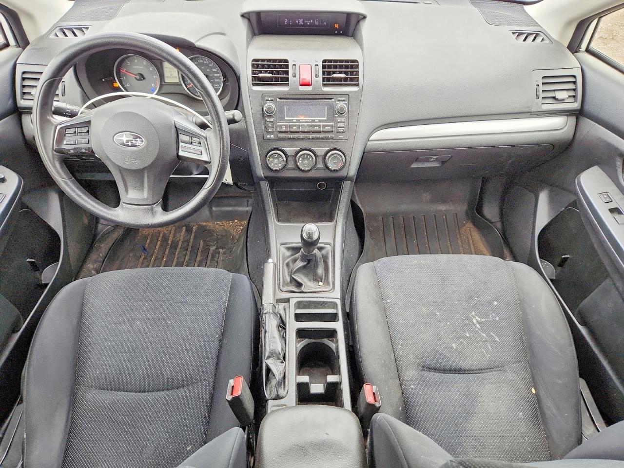 2012 Subaru Impreza Premium White vin: JF1GJAC60CG004763
