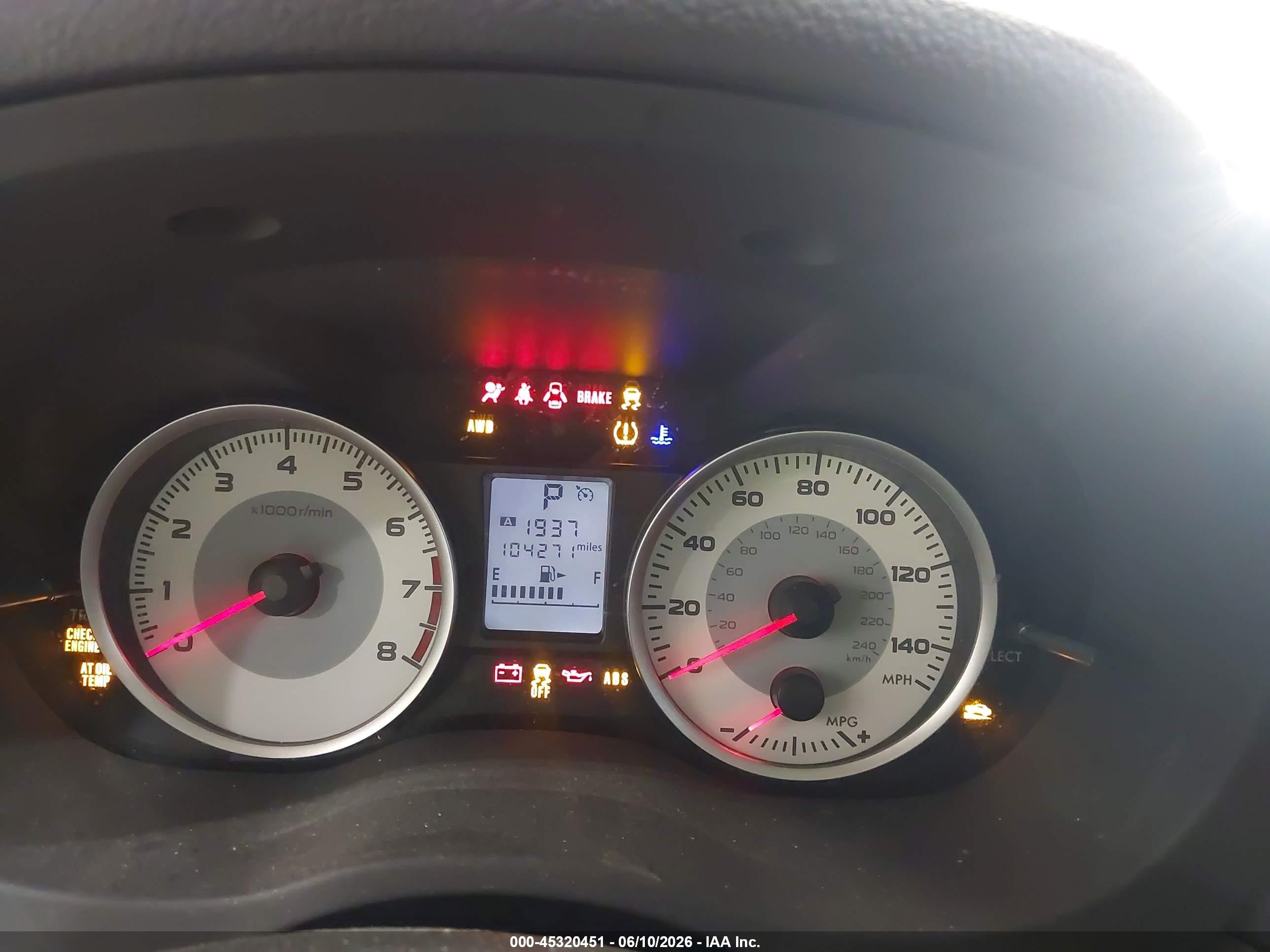 2013 Subaru Impreza 2.0i Premium Red vin: JF1GJAC60DH007187