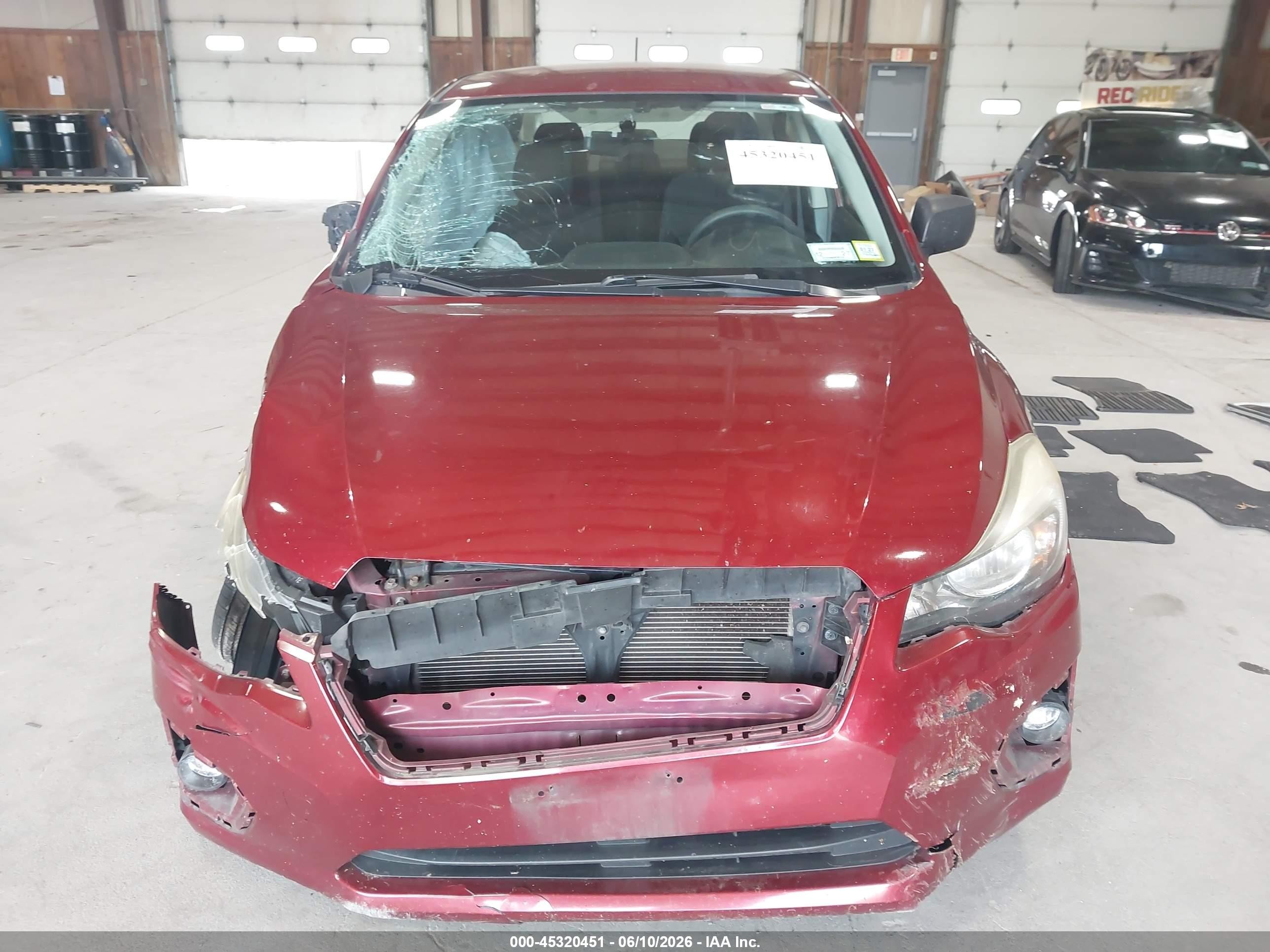 2013 Subaru Impreza 2.0i Premium Red vin: JF1GJAC60DH007187