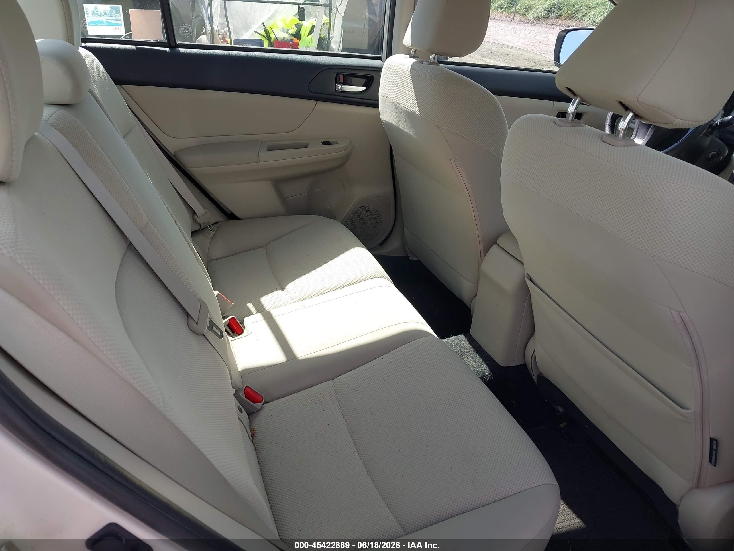 2014 Subaru Impreza 2.0i Premium Белый vin: JF1GJAC60EH018112