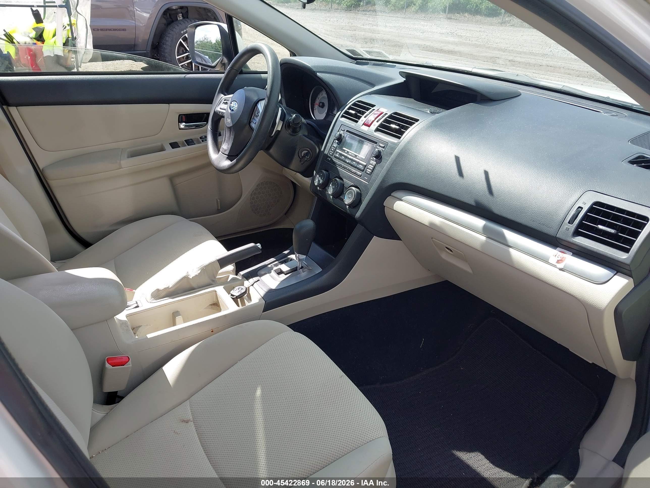 2014 Subaru Impreza 2.0i Premium Белый vin: JF1GJAC60EH018112