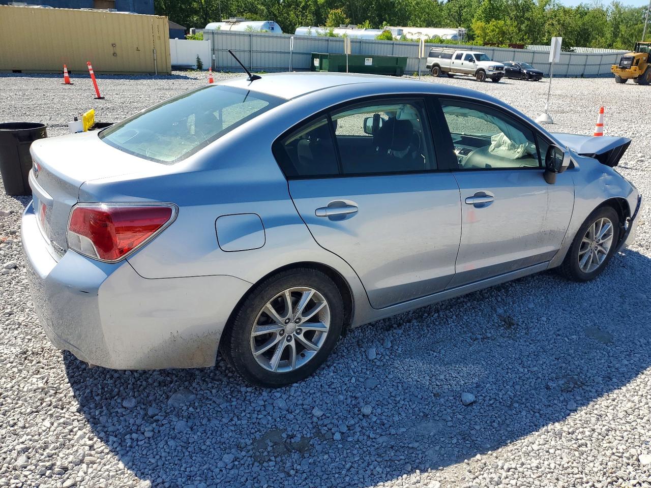 2014 Subaru Impreza Premium Silver vin: JF1GJAC60EH023536