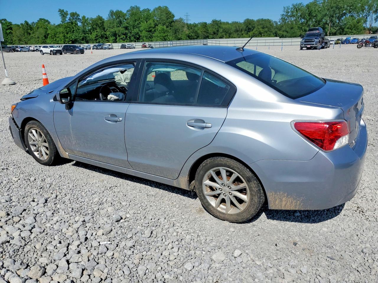 2014 Subaru Impreza Premium Silver vin: JF1GJAC60EH023536