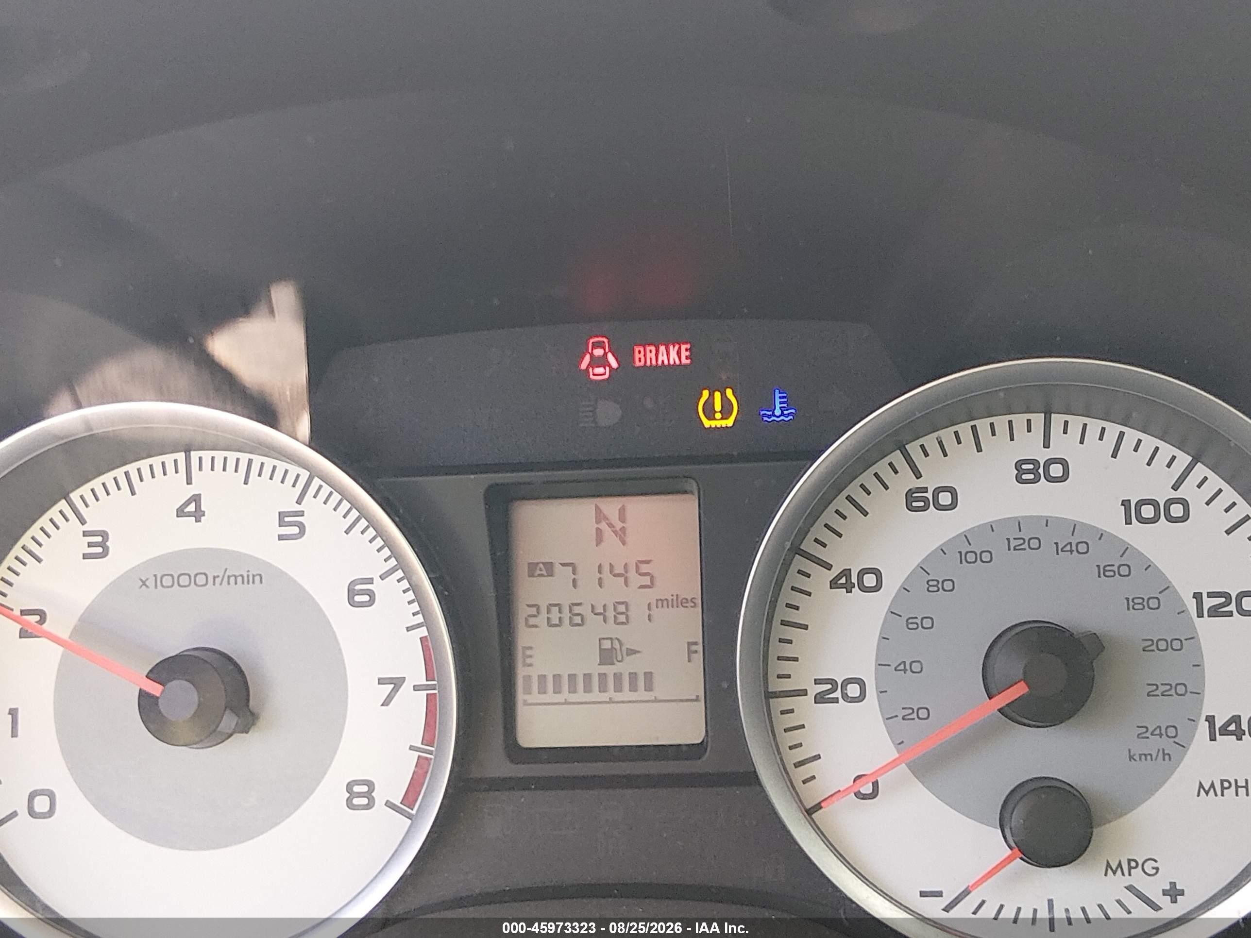 2014 Subaru Impreza 2.0i Premium Белый vin: JF1GJAC60EH024069