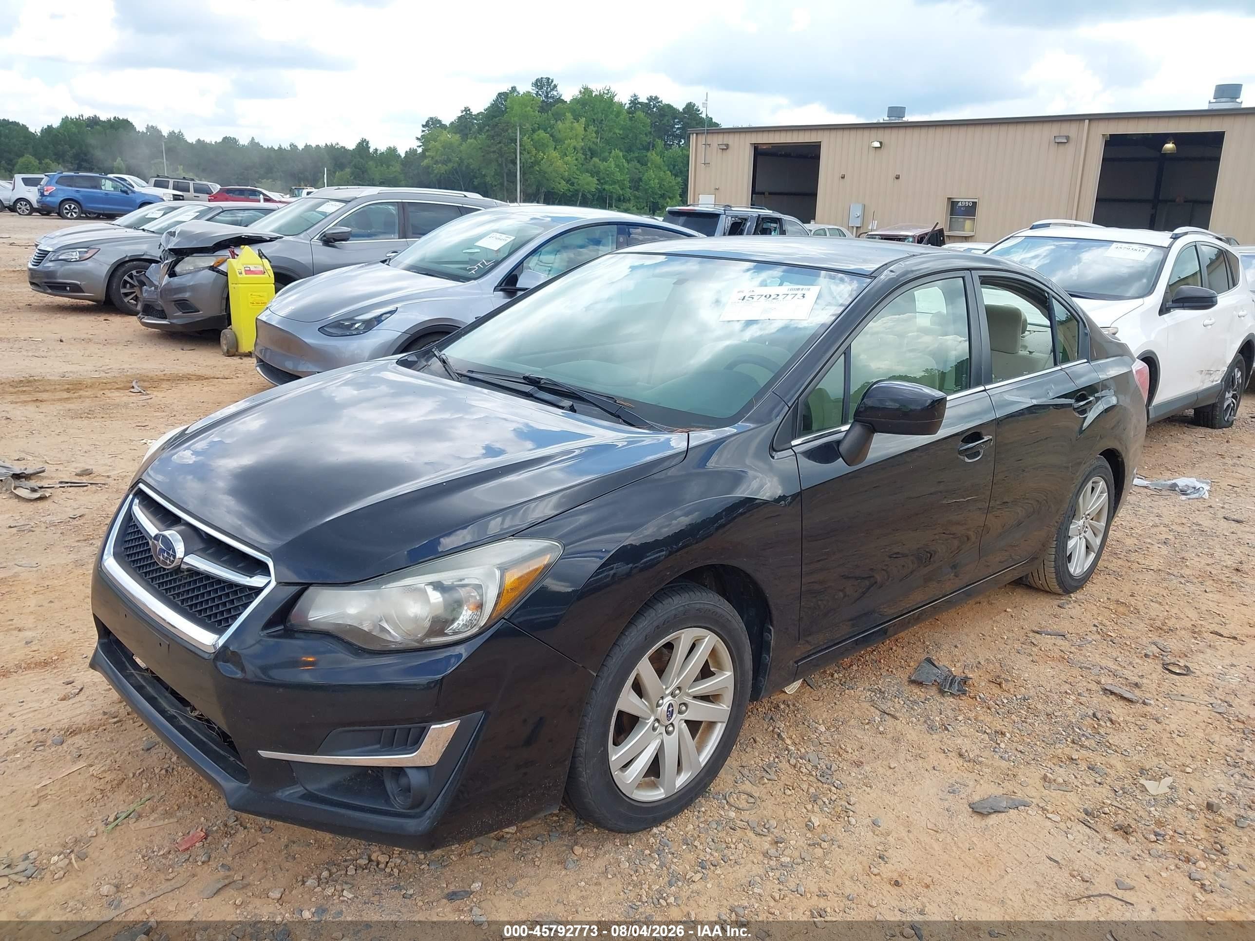 2015 Subaru Impreza 2.0i Premium Black vin: JF1GJAC60FH009038