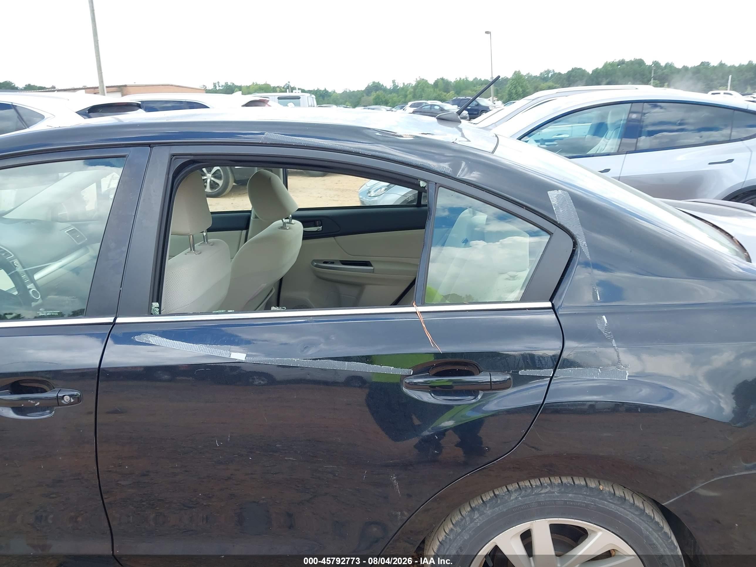 2015 Subaru Impreza 2.0i Premium Black vin: JF1GJAC60FH009038