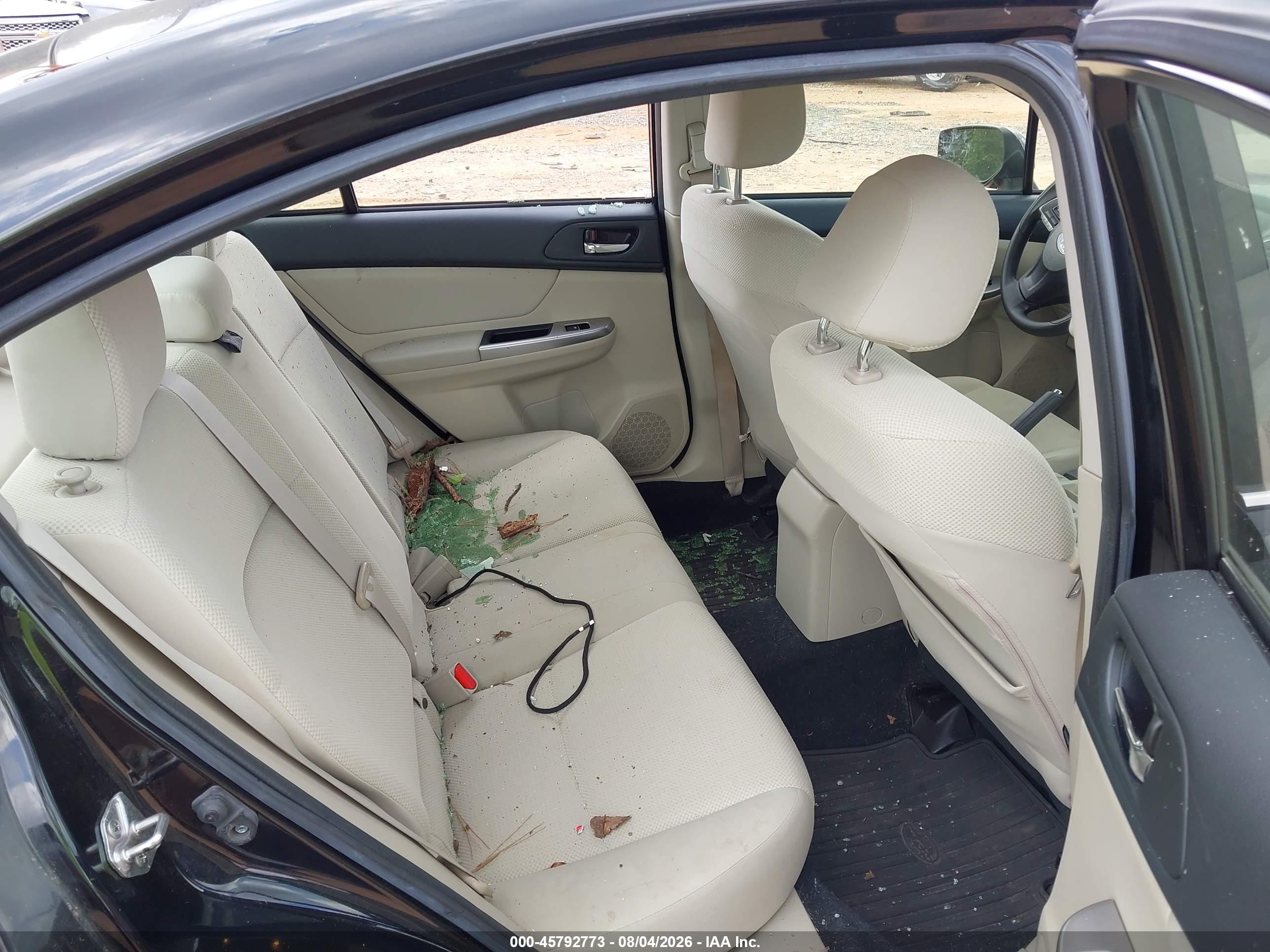 2015 Subaru Impreza 2.0i Premium Black vin: JF1GJAC60FH009038