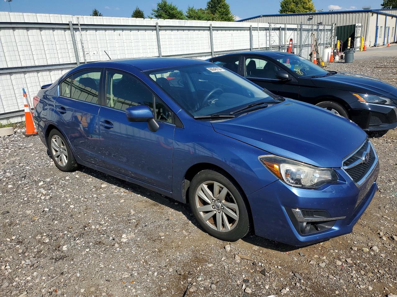 2015 Subaru Impreza Premium Синий vin: JF1GJAC60FH016409