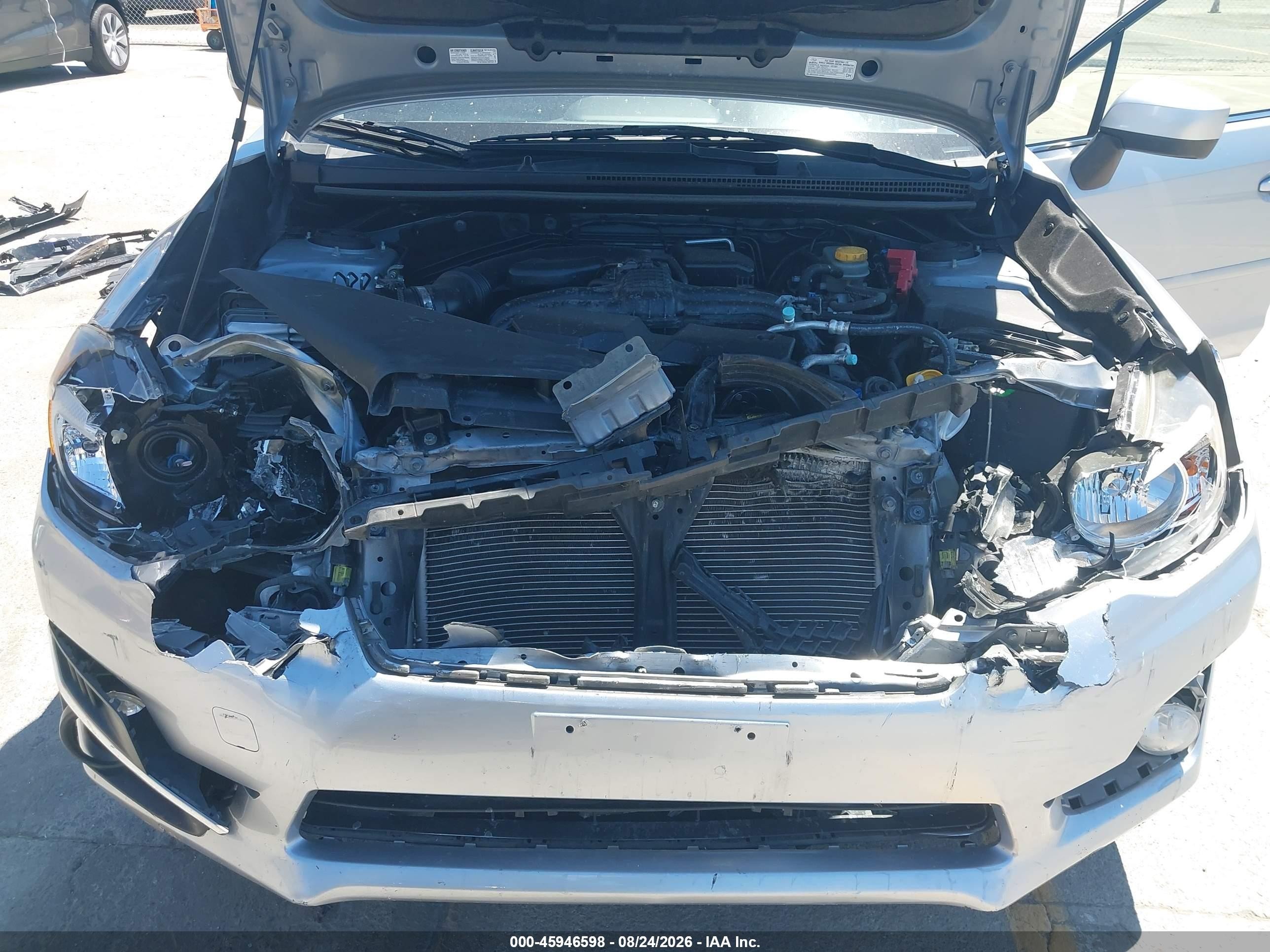 2015 Subaru Impreza 2.0i Premium Серебряный vin: JF1GJAC60FH019973