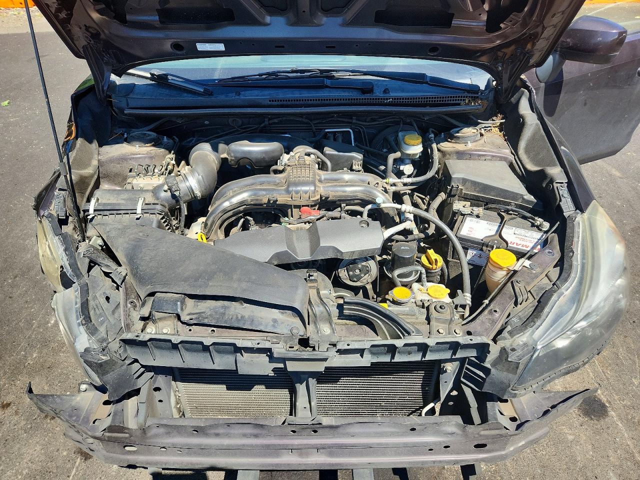2012 Subaru Impreza Premium Burgundy vin: JF1GJAC61CG030417