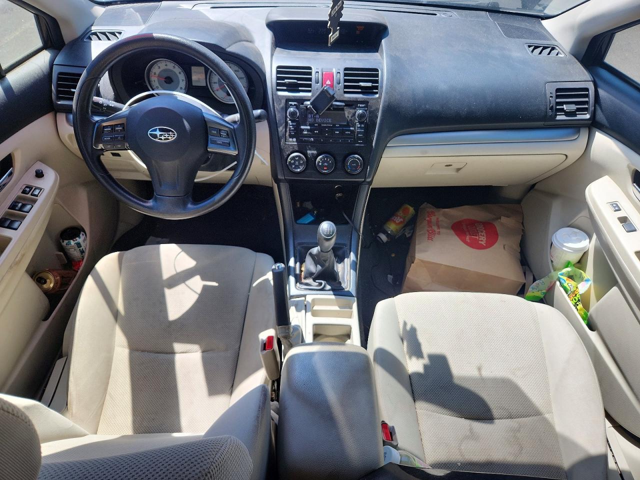 2012 Subaru Impreza Premium Burgundy vin: JF1GJAC61CG030417