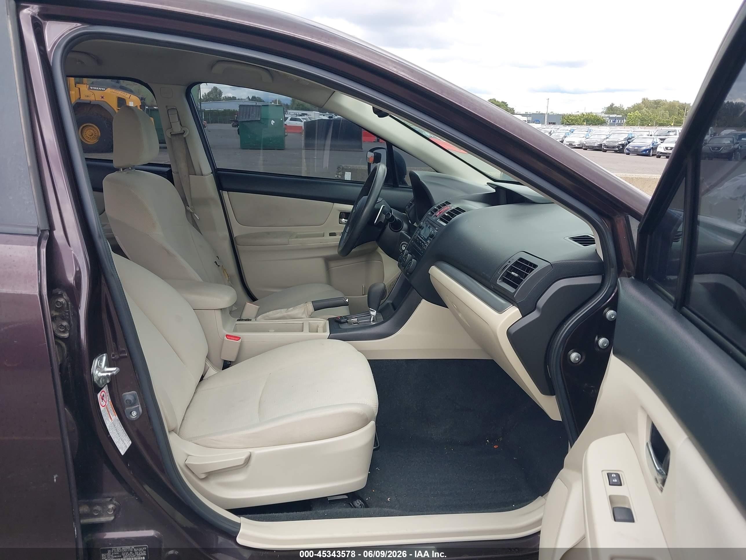 2012 Subaru Impreza 2.0i Premium Maroon vin: JF1GJAC61CH013790