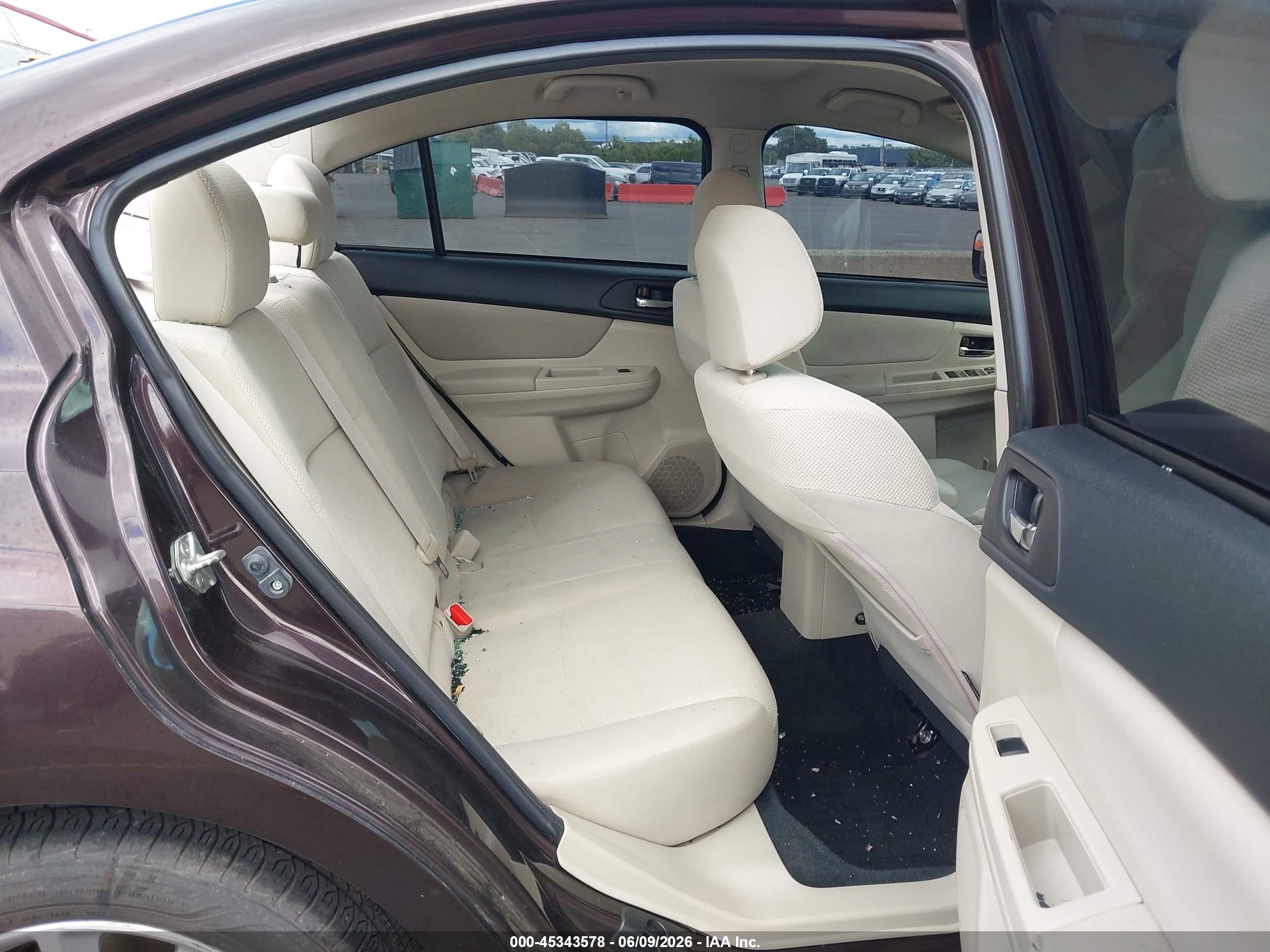 2012 Subaru Impreza 2.0i Premium Maroon vin: JF1GJAC61CH013790
