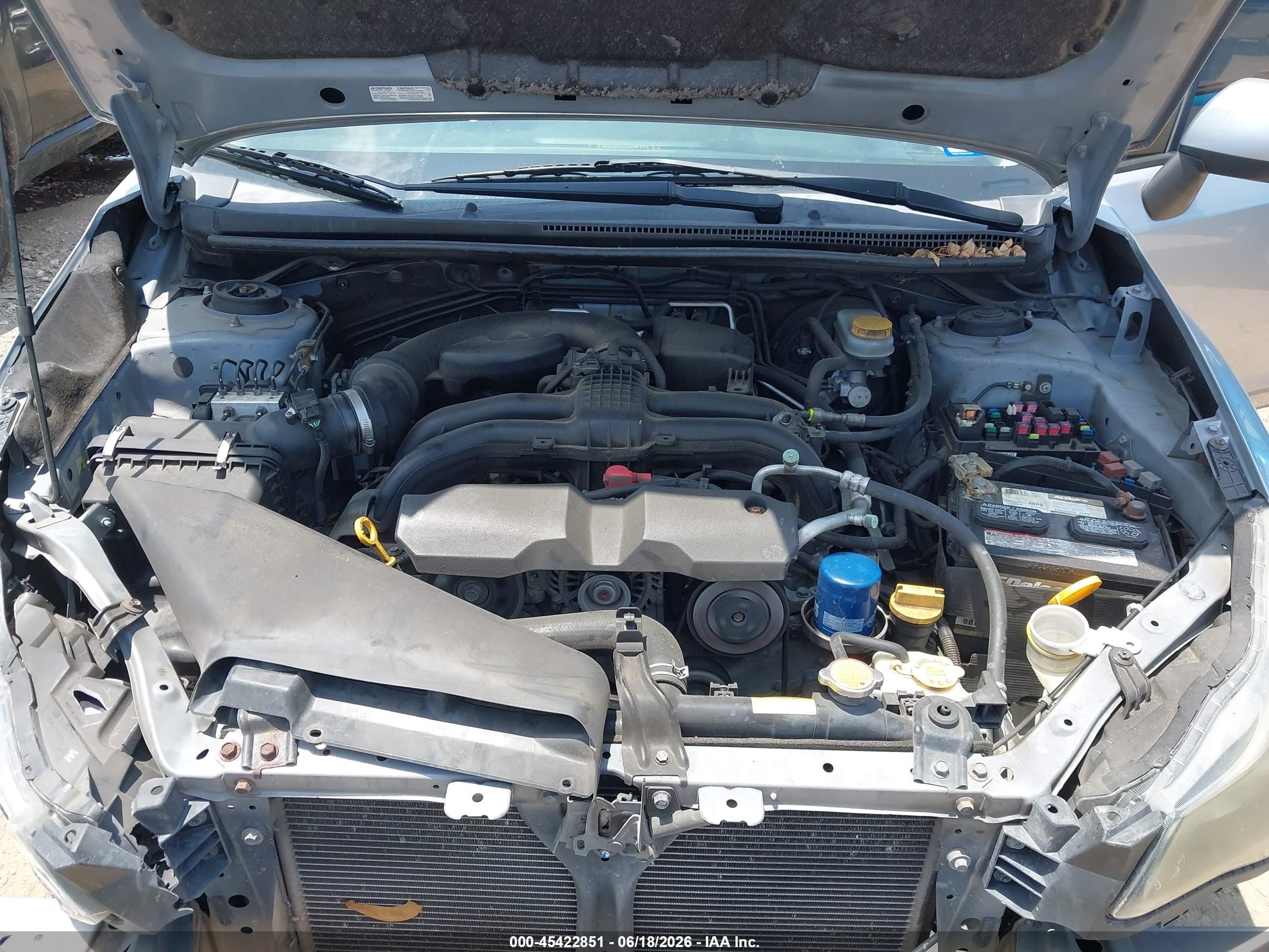 2012 Subaru Impreza 2.0i Premium Silver vin: JF1GJAC61CH030055