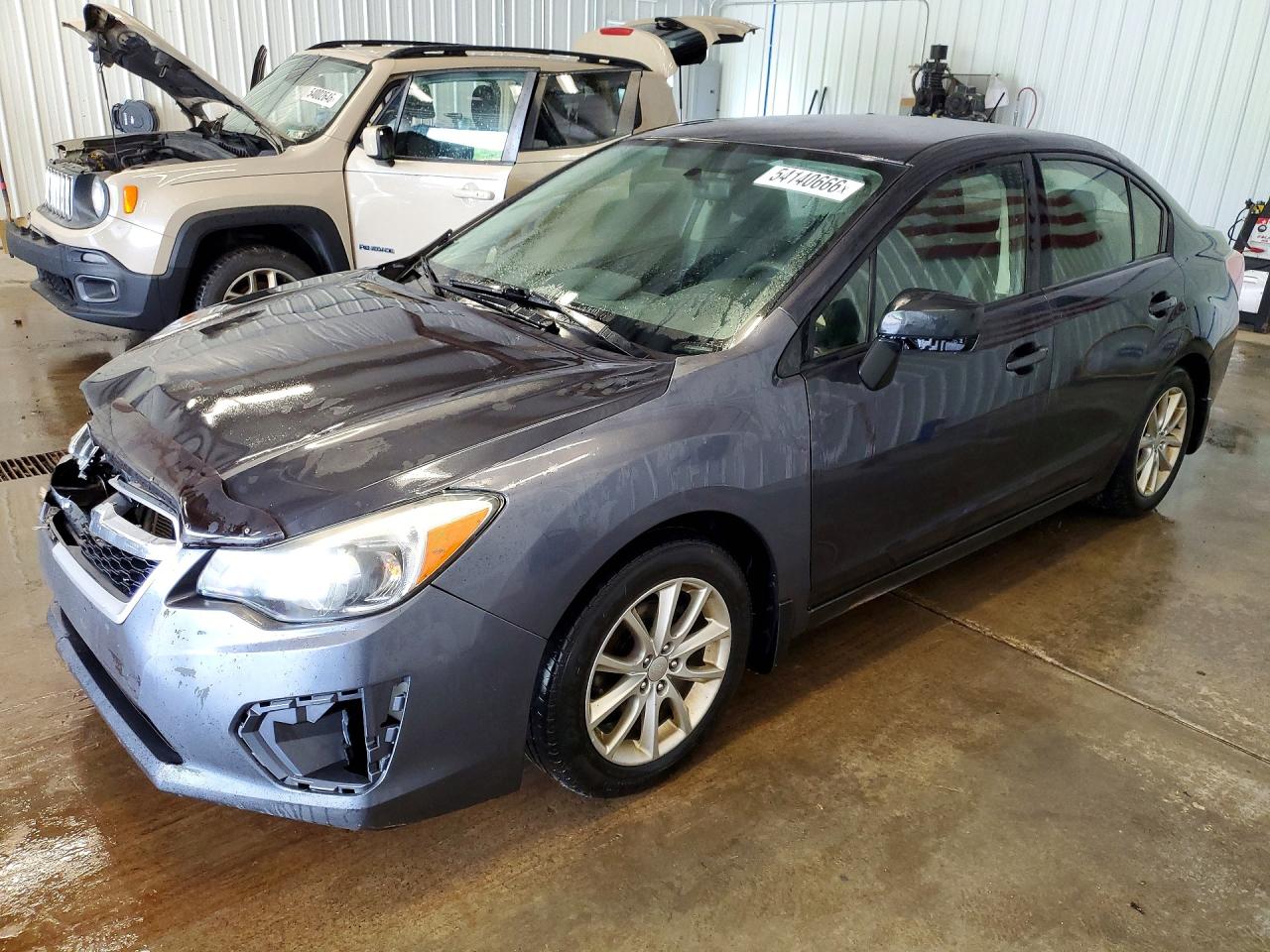 2013 Subaru Impreza Premium Серый vin: JF1GJAC61DH003343