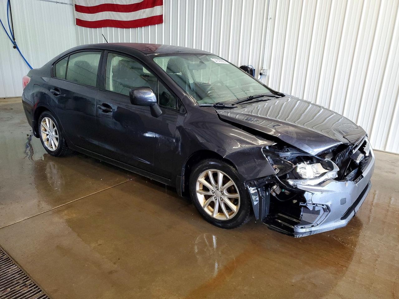 2013 Subaru Impreza Premium Серый vin: JF1GJAC61DH003343