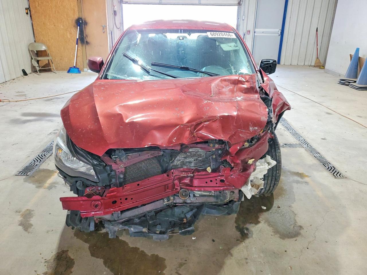 2013 Subaru Impreza Premium Maroon vin: JF1GJAC61DH003584
