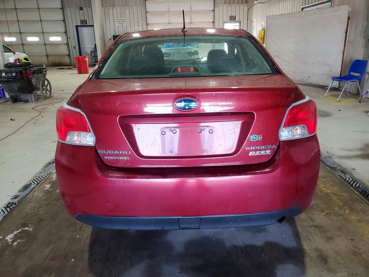 2013 Subaru Impreza Premium Maroon vin: JF1GJAC61DH003584