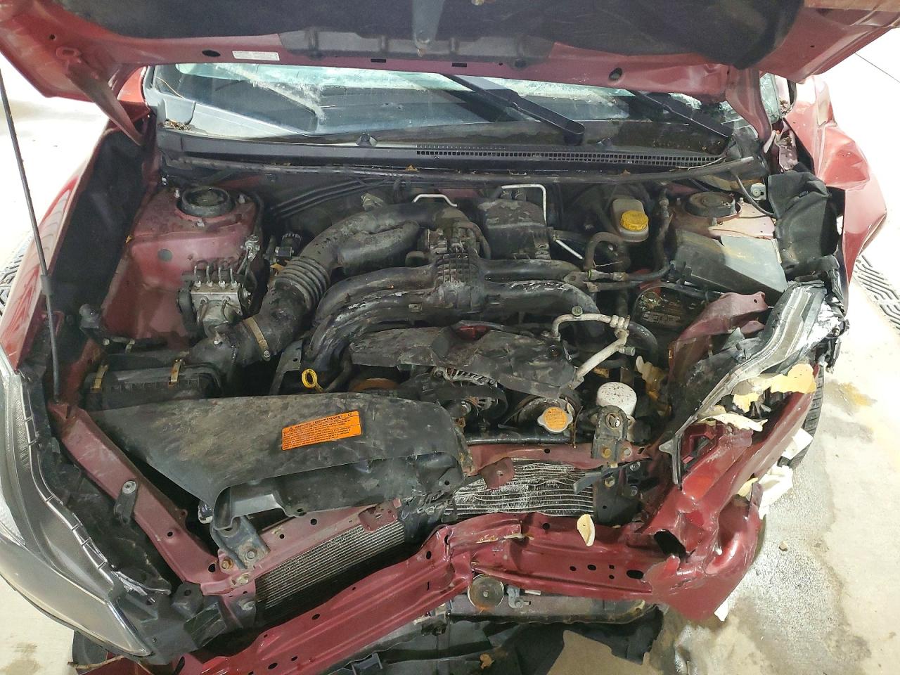 2013 Subaru Impreza Premium Maroon vin: JF1GJAC61DH003584