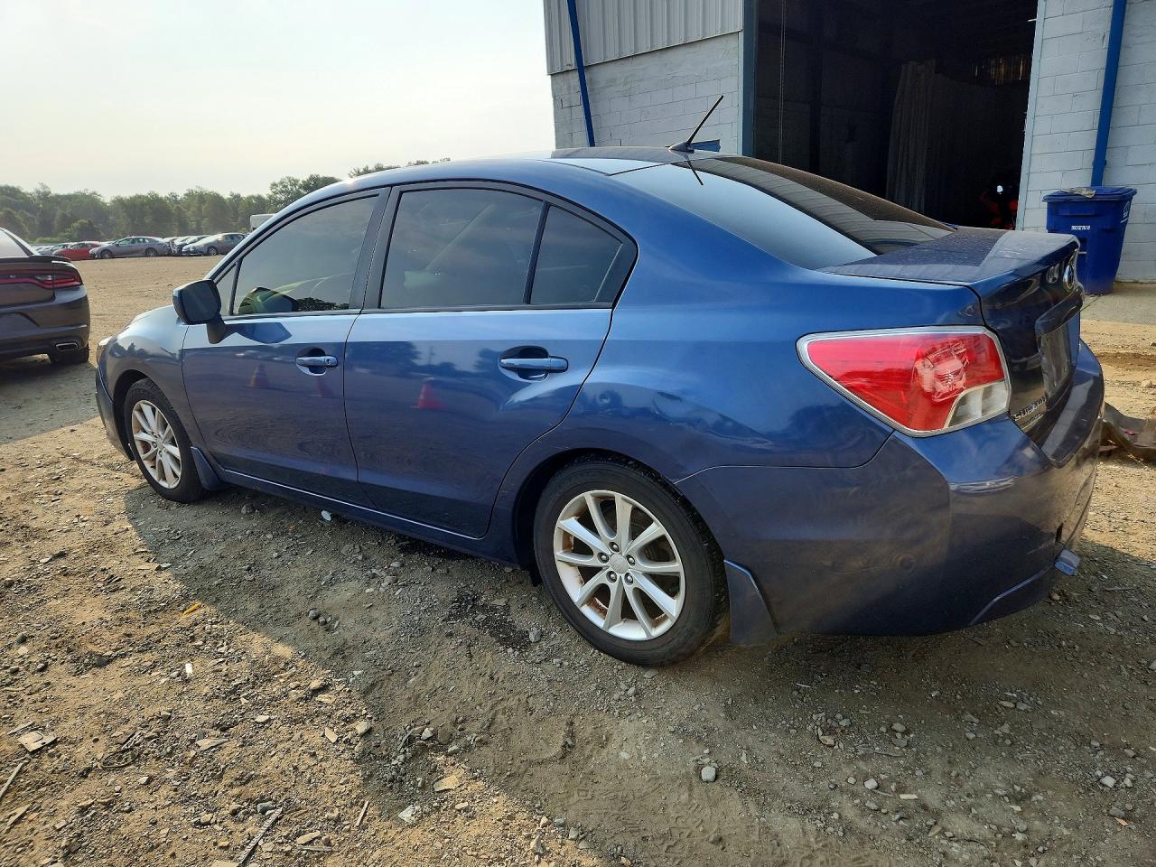 2013 Subaru Impreza Premium Blue vin: JF1GJAC61DH007795