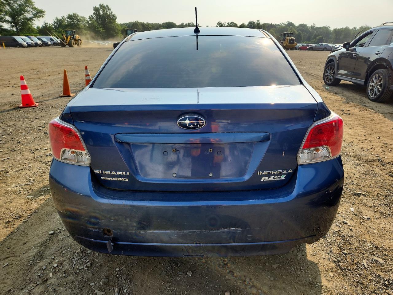 2013 Subaru Impreza Premium Blue vin: JF1GJAC61DH007795