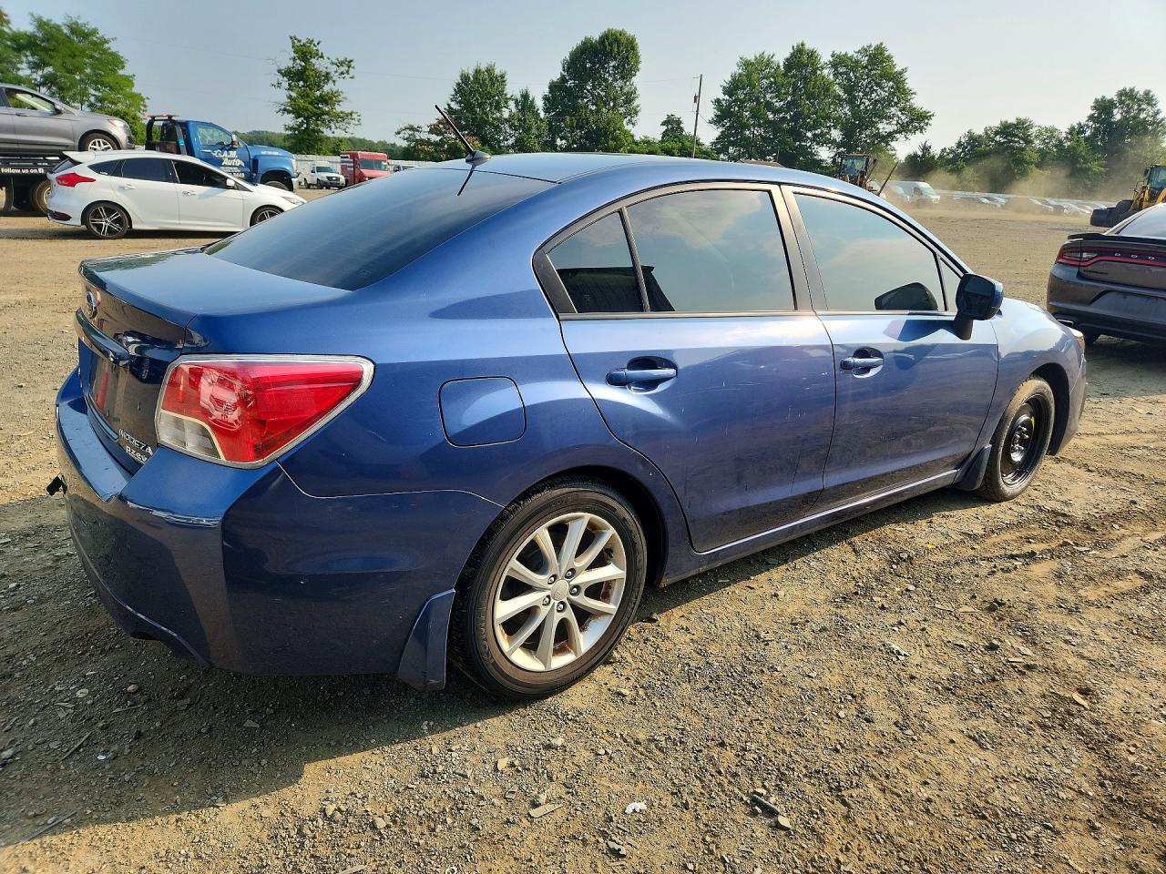 2013 Subaru Impreza Premium Blue vin: JF1GJAC61DH007795