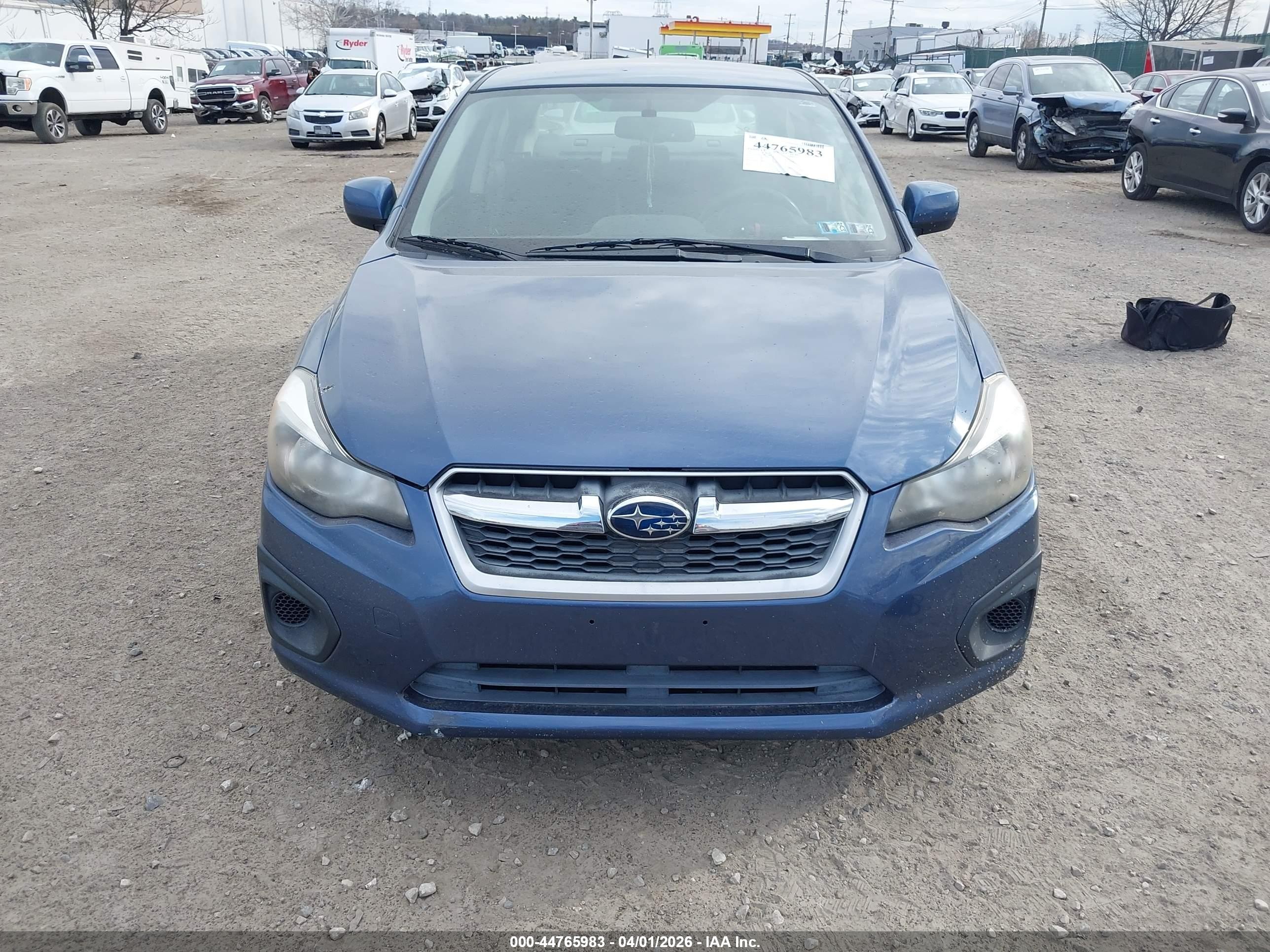 2013 Subaru Impreza 2.0i Premium Blue vin: JF1GJAC61DH018828