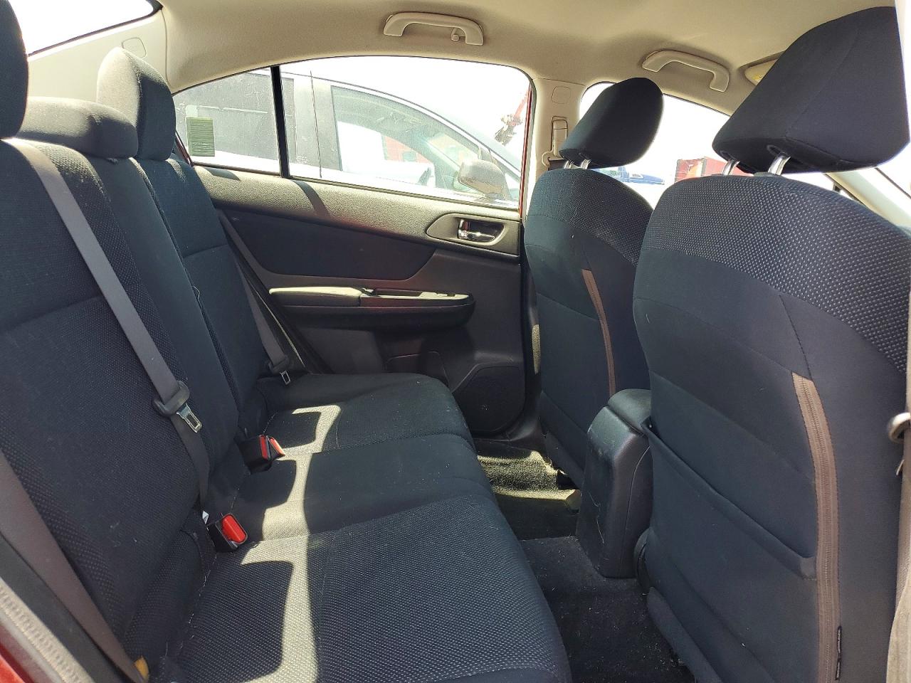 2013 Subaru Impreza Premium Red vin: JF1GJAC61DH023477