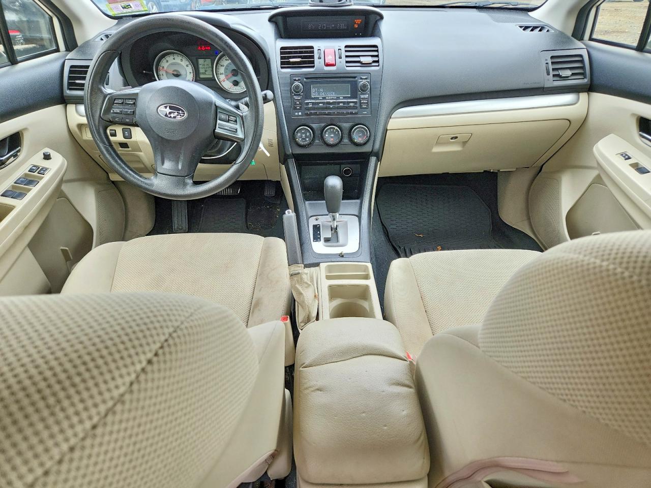 2013 Subaru Impreza Premium White vin: JF1GJAC61DH029246