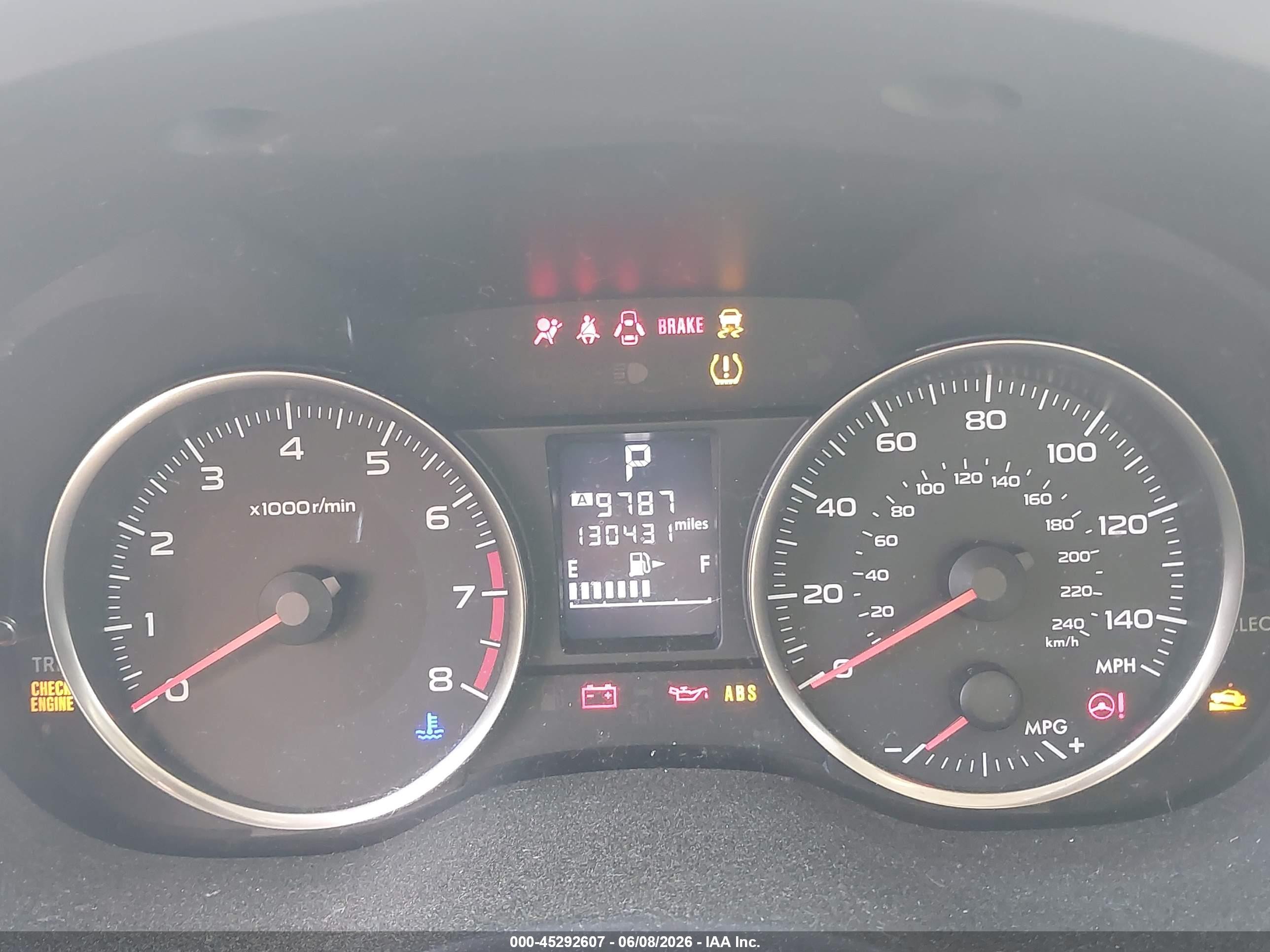 2015 Subaru Impreza 2.0i Premium Белый vin: JF1GJAC61FH017245