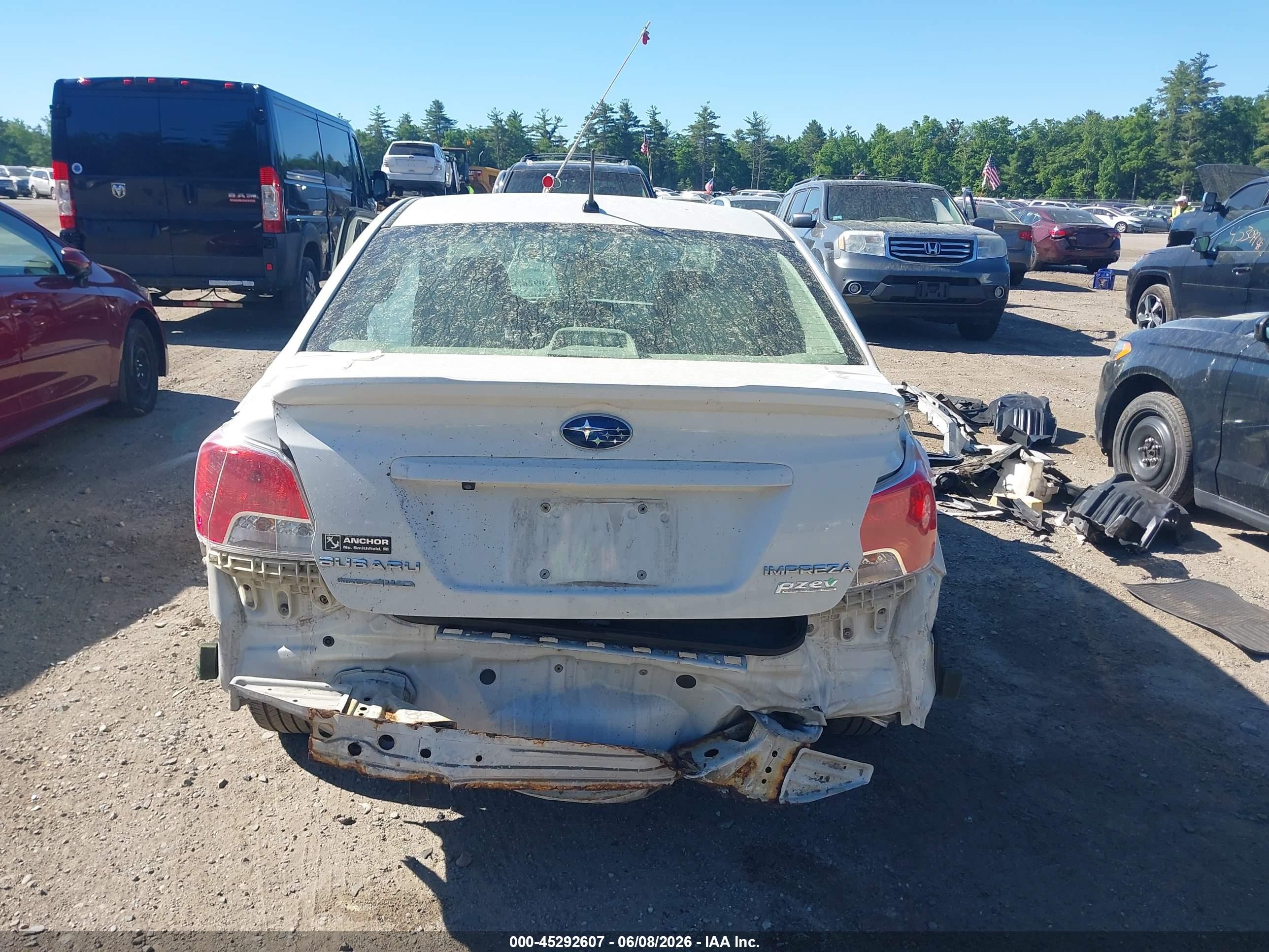 2015 Subaru Impreza 2.0i Premium Белый vin: JF1GJAC61FH017245