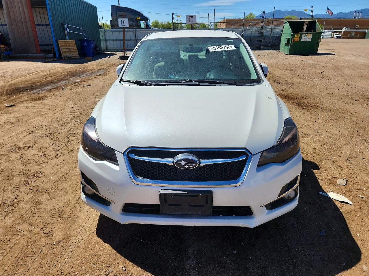 2015 Subaru Impreza Premium White vin: JF1GJAC61FH018878
