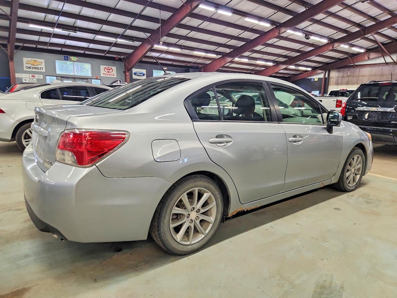 2012 Subaru Impreza Premium Silver vin: JF1GJAC62CH012003
