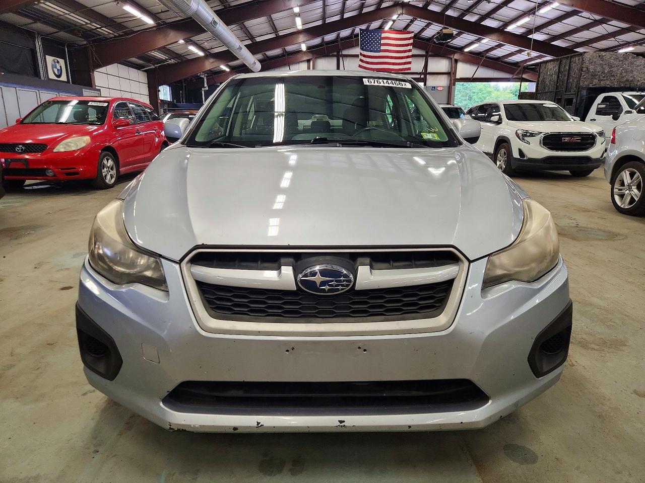 2012 Subaru Impreza Premium Silver vin: JF1GJAC62CH012003