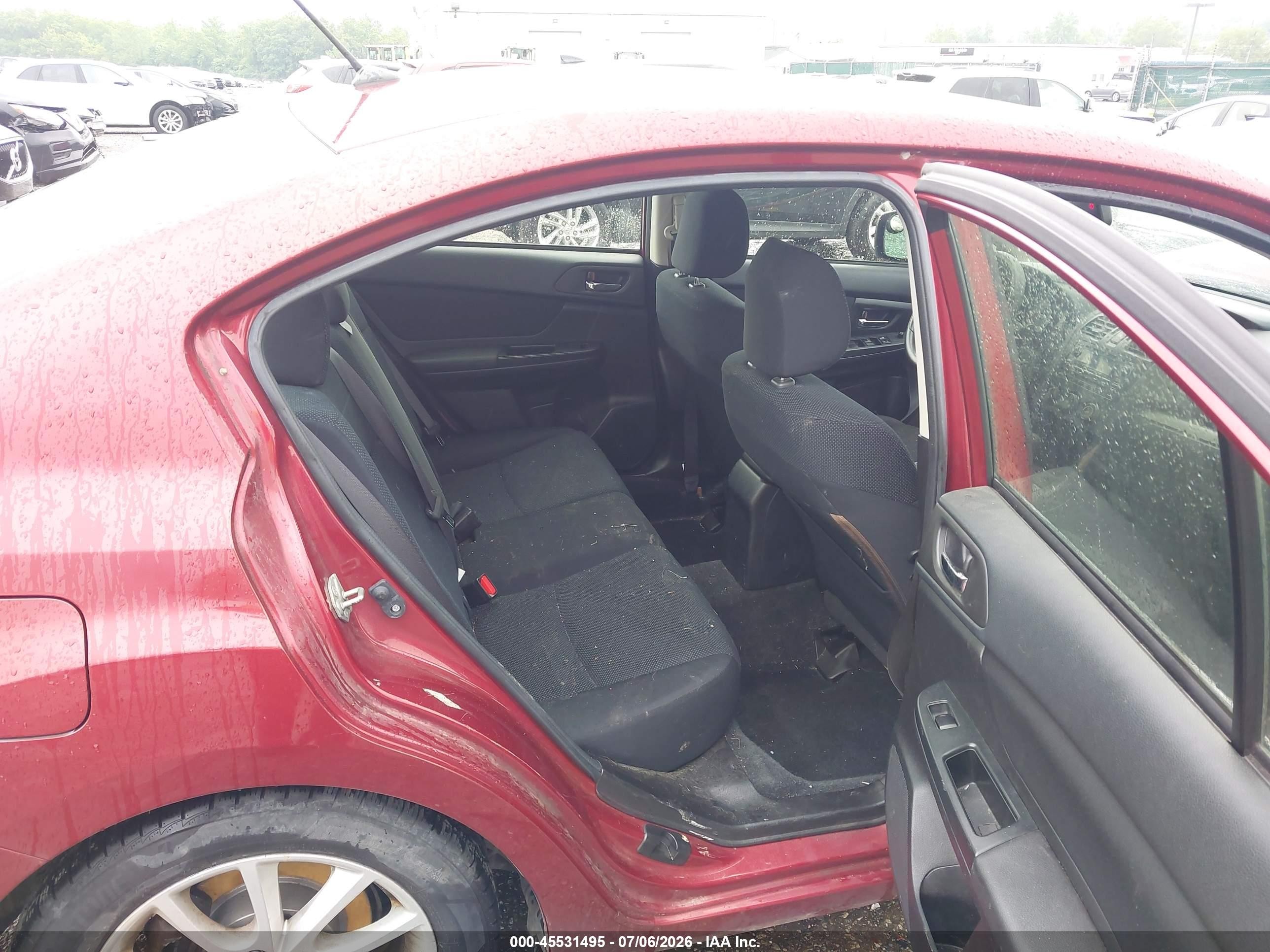 2013 Subaru Impreza 2.0i Premium Red vin: JF1GJAC62DH004341