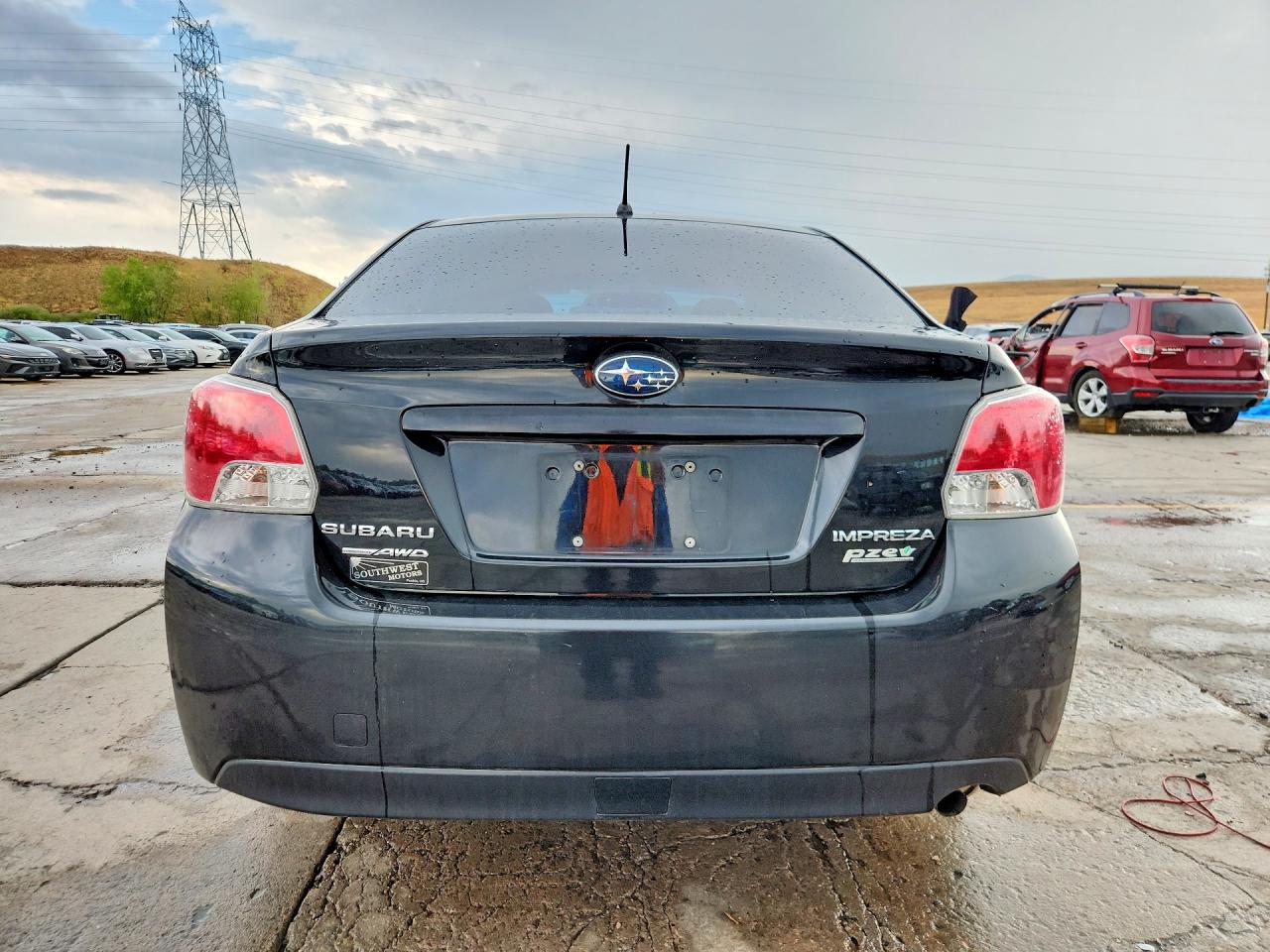 2013 Subaru Impreza Premium Black vin: JF1GJAC62DH012150