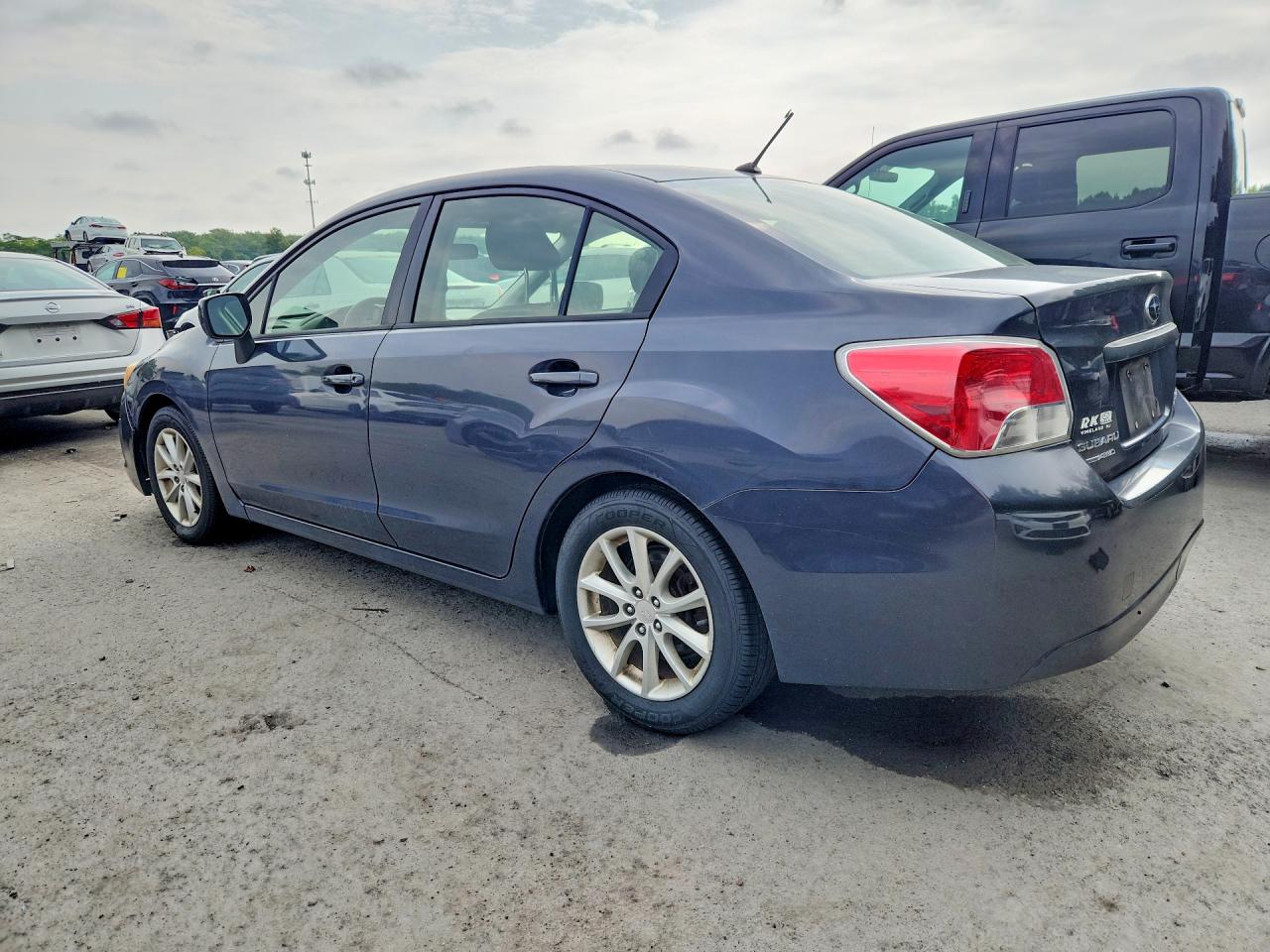 2013 Subaru Impreza Premium Gray vin: JF1GJAC62DH012181