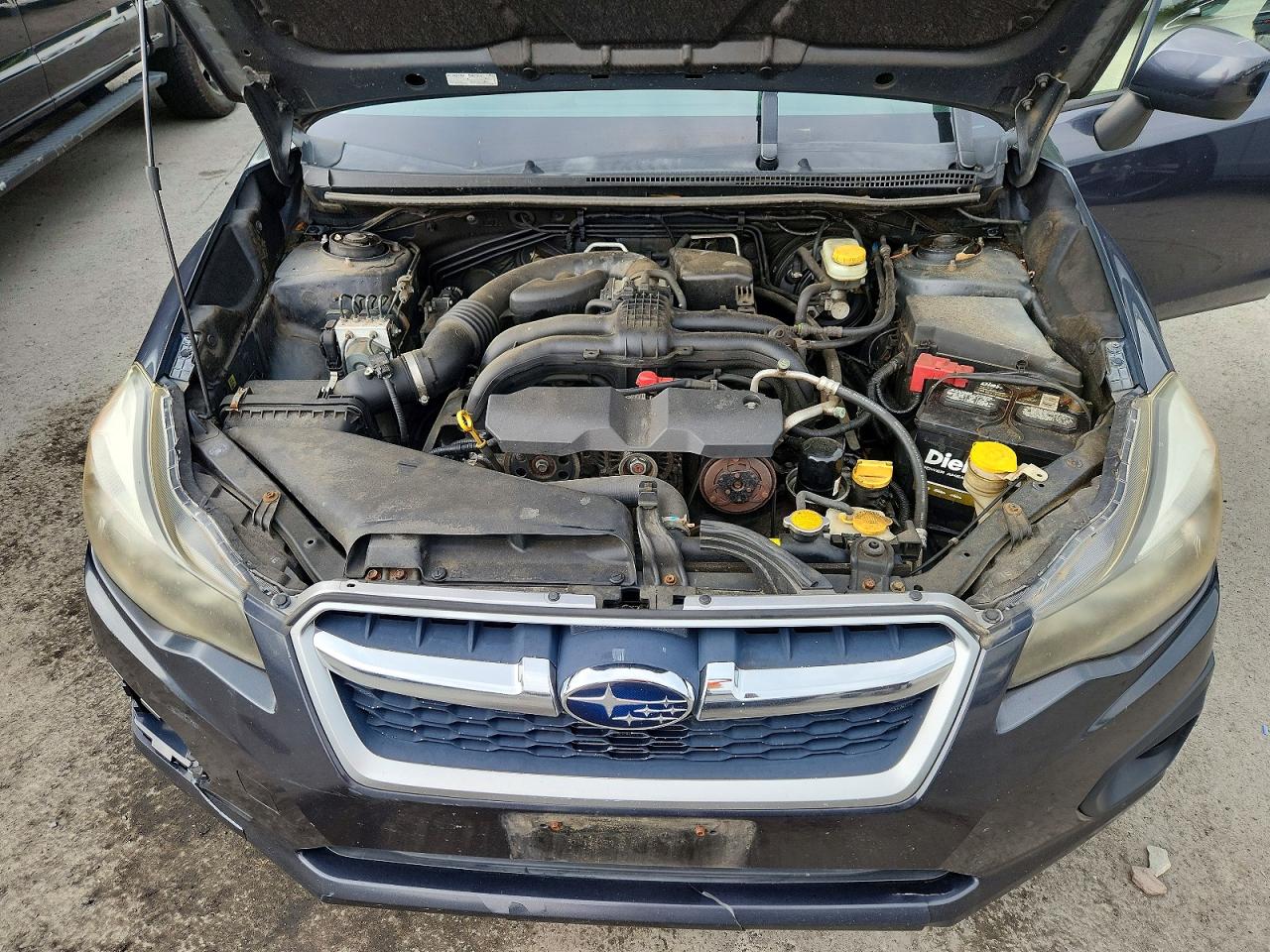 2013 Subaru Impreza Premium Gray vin: JF1GJAC62DH012181