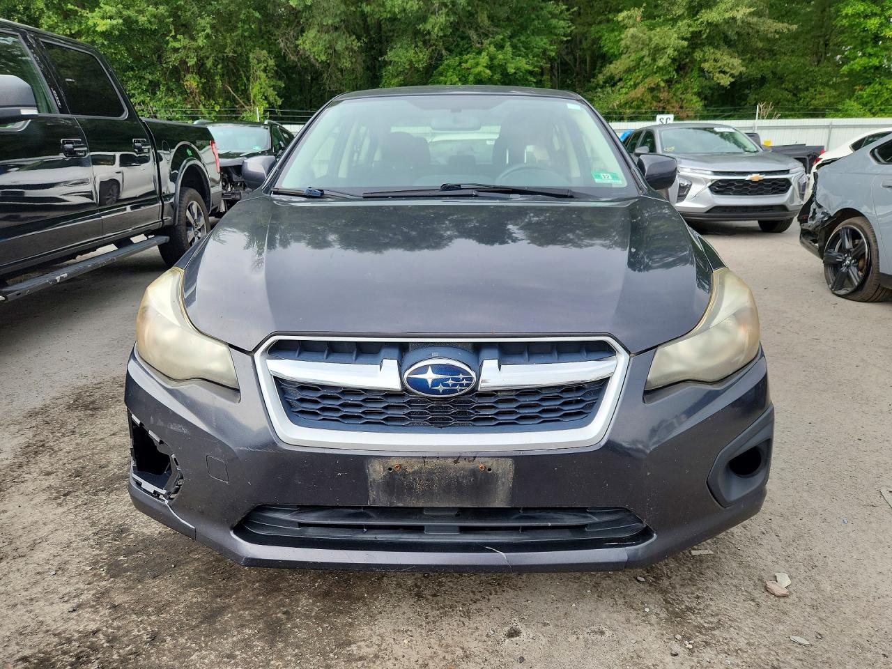 2013 Subaru Impreza Premium Gray vin: JF1GJAC62DH012181